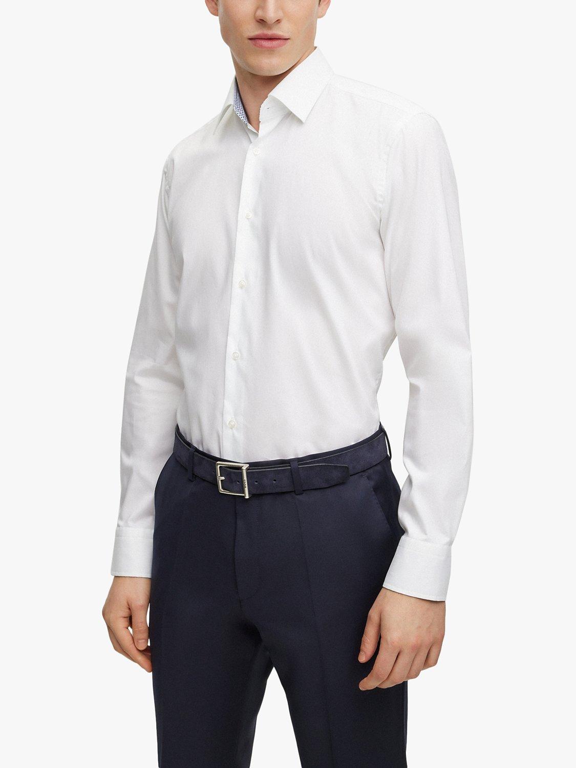 BOSS Joe Kent Regular Fit Shirt, White
