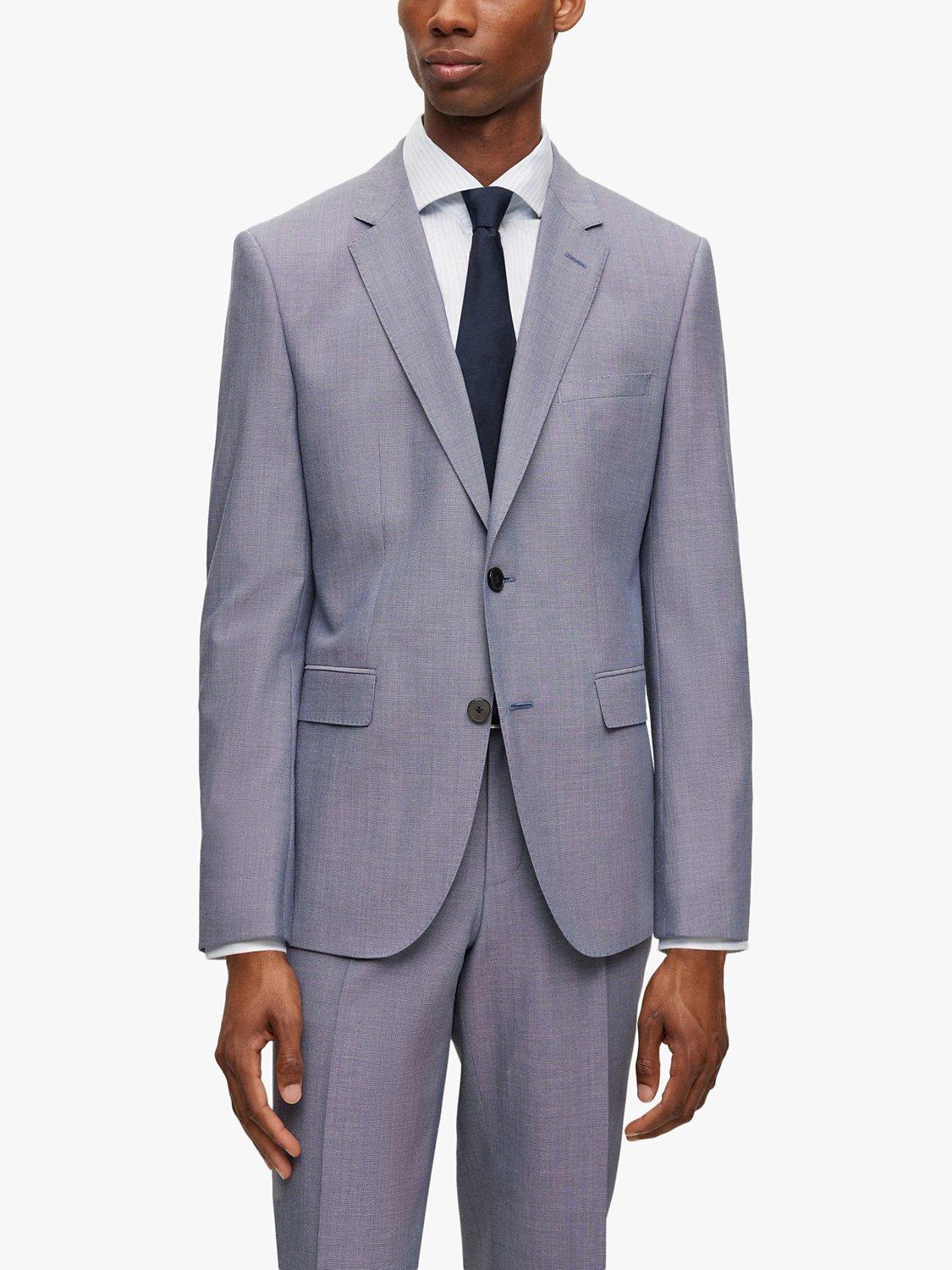 BOSS Jasper Wool Blend Suit Jacket, Open Blue