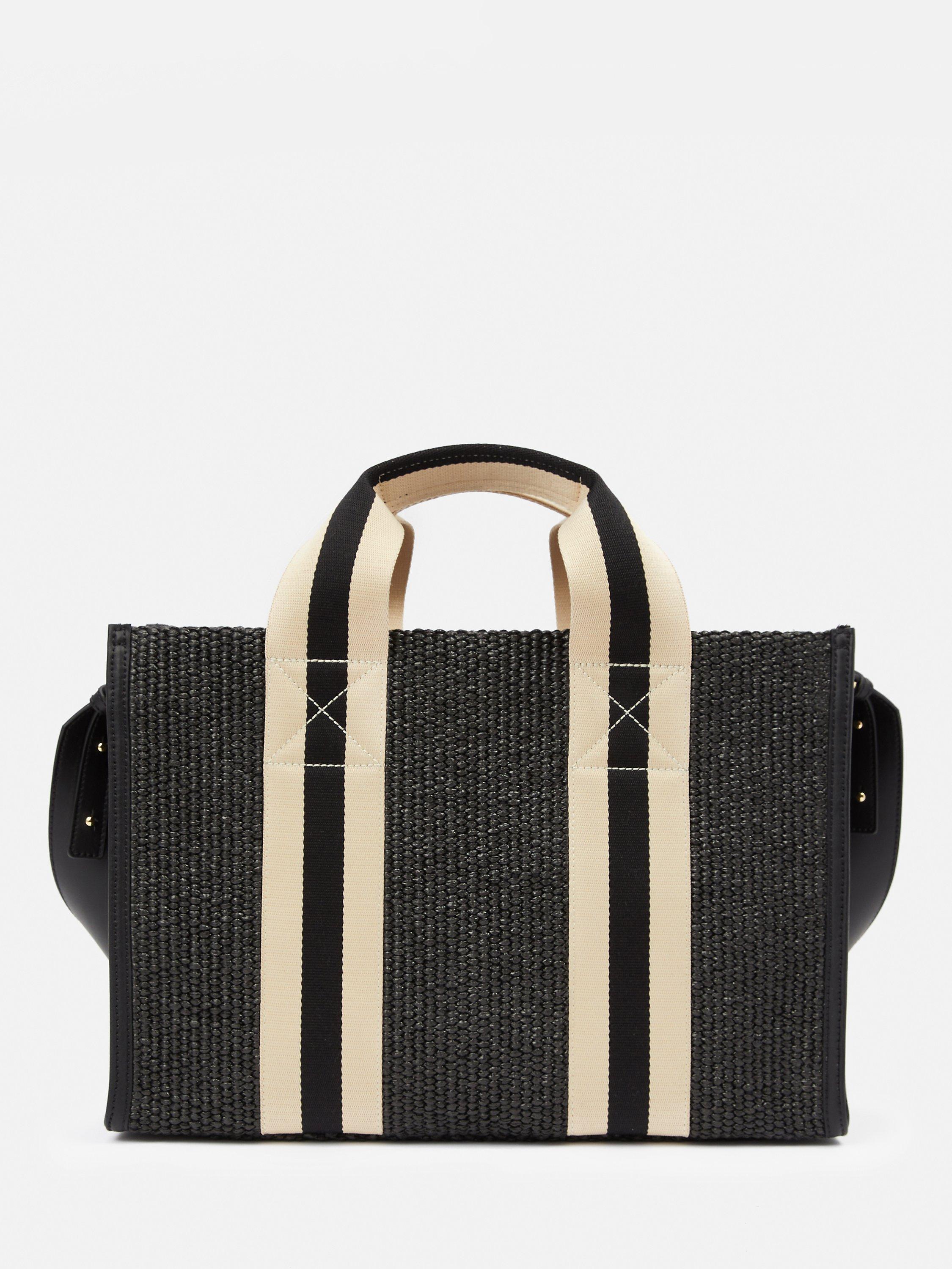 Jigsaw Athena Tote Bag, Black, One Size