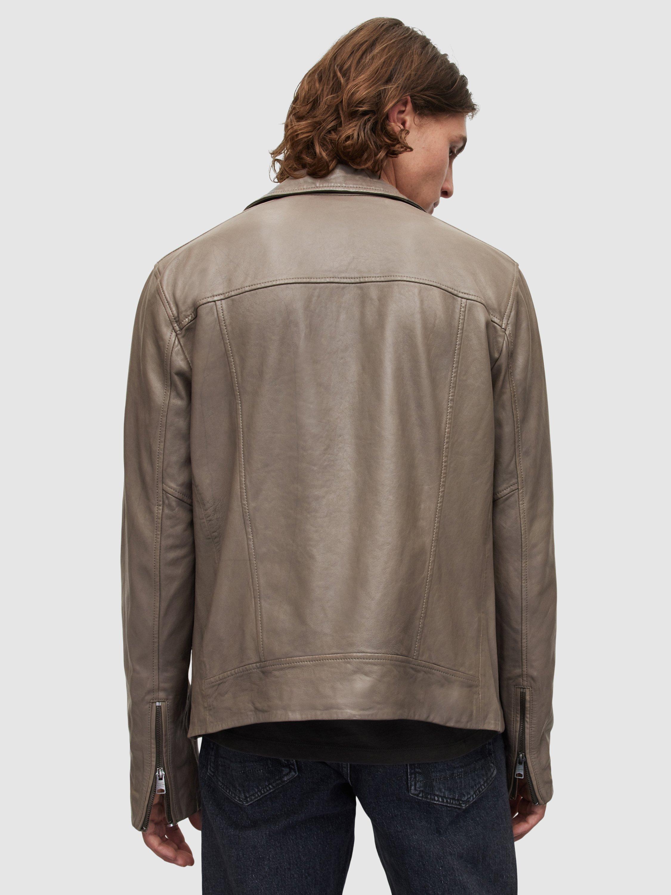 All saints leo leather jacket best sale