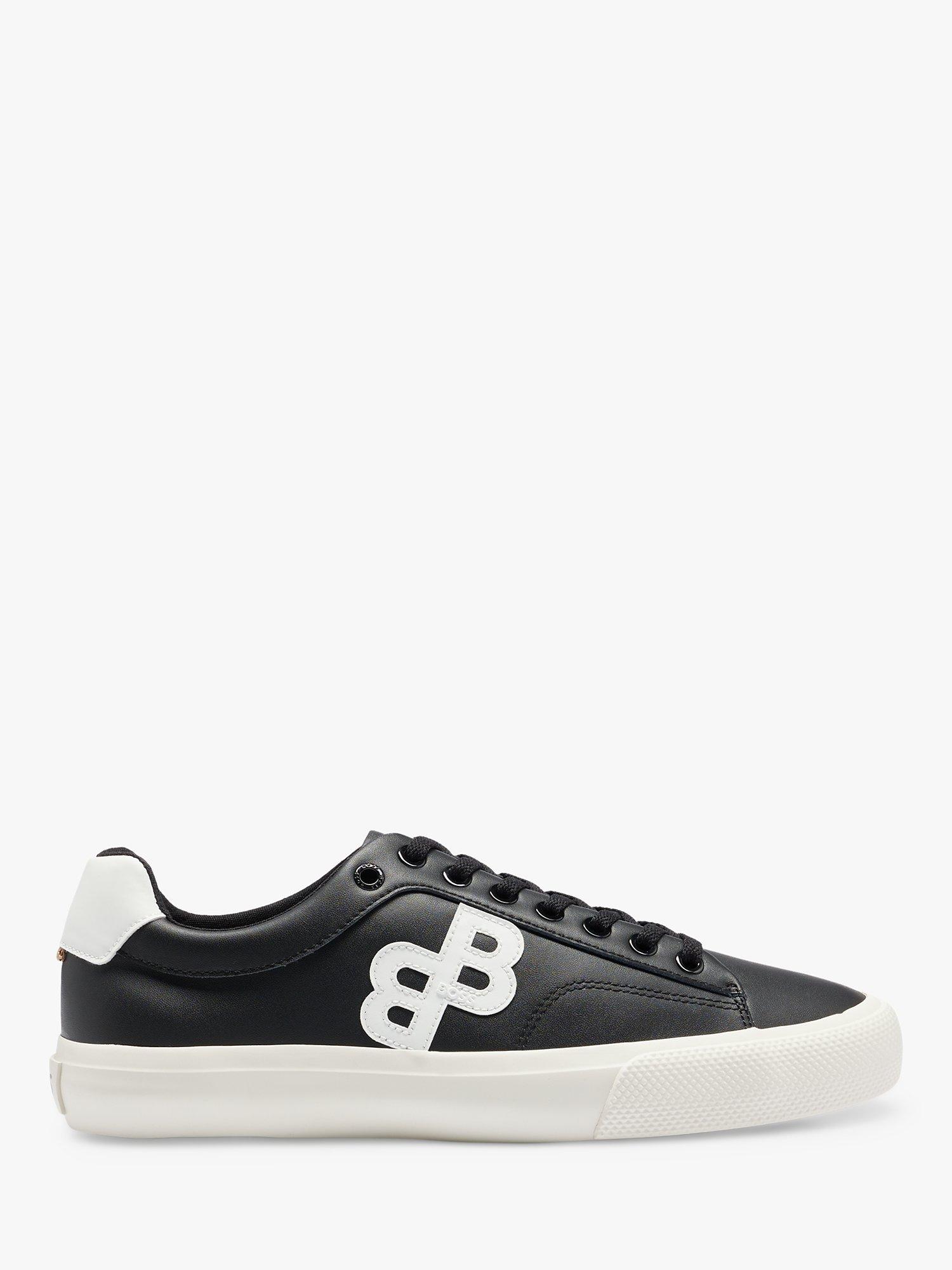 BOSS Aiden Monogram Detail Trainers, Black