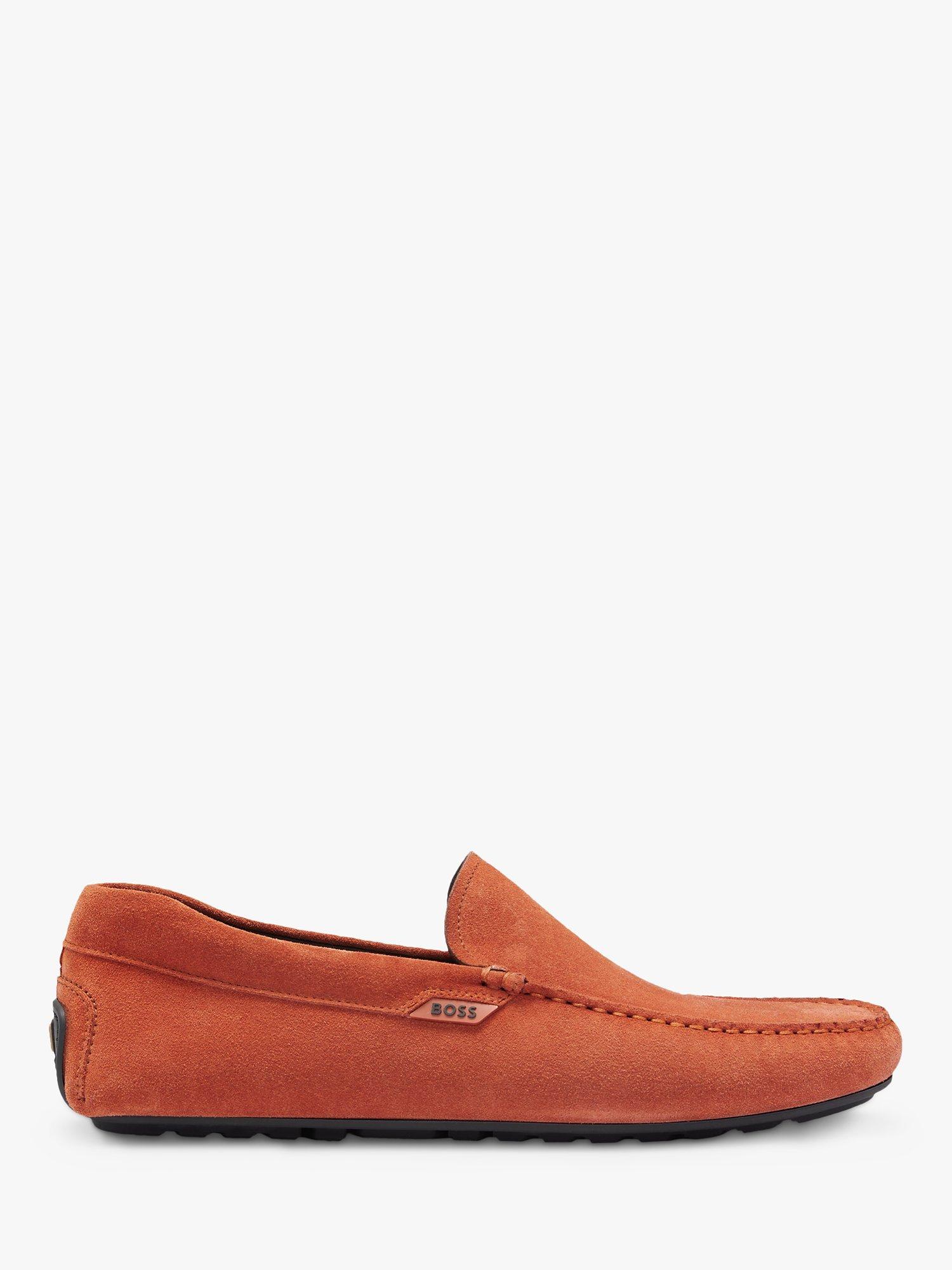 BOSS Noel Suede Leather Moccasins