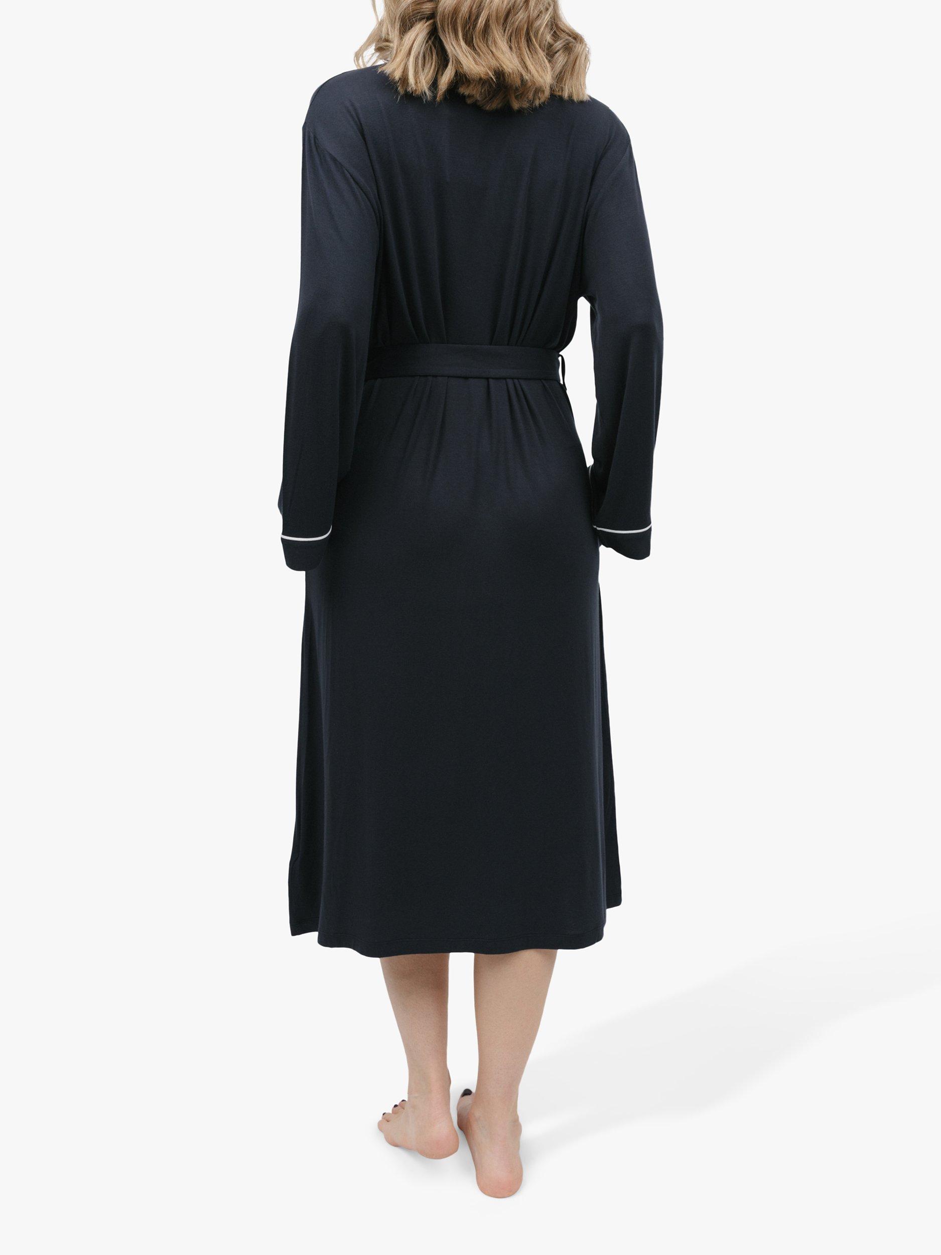 Product image 2 of 4, which shows Cyberjammies Nicole Long Dressing Gown, Charcoal, 12