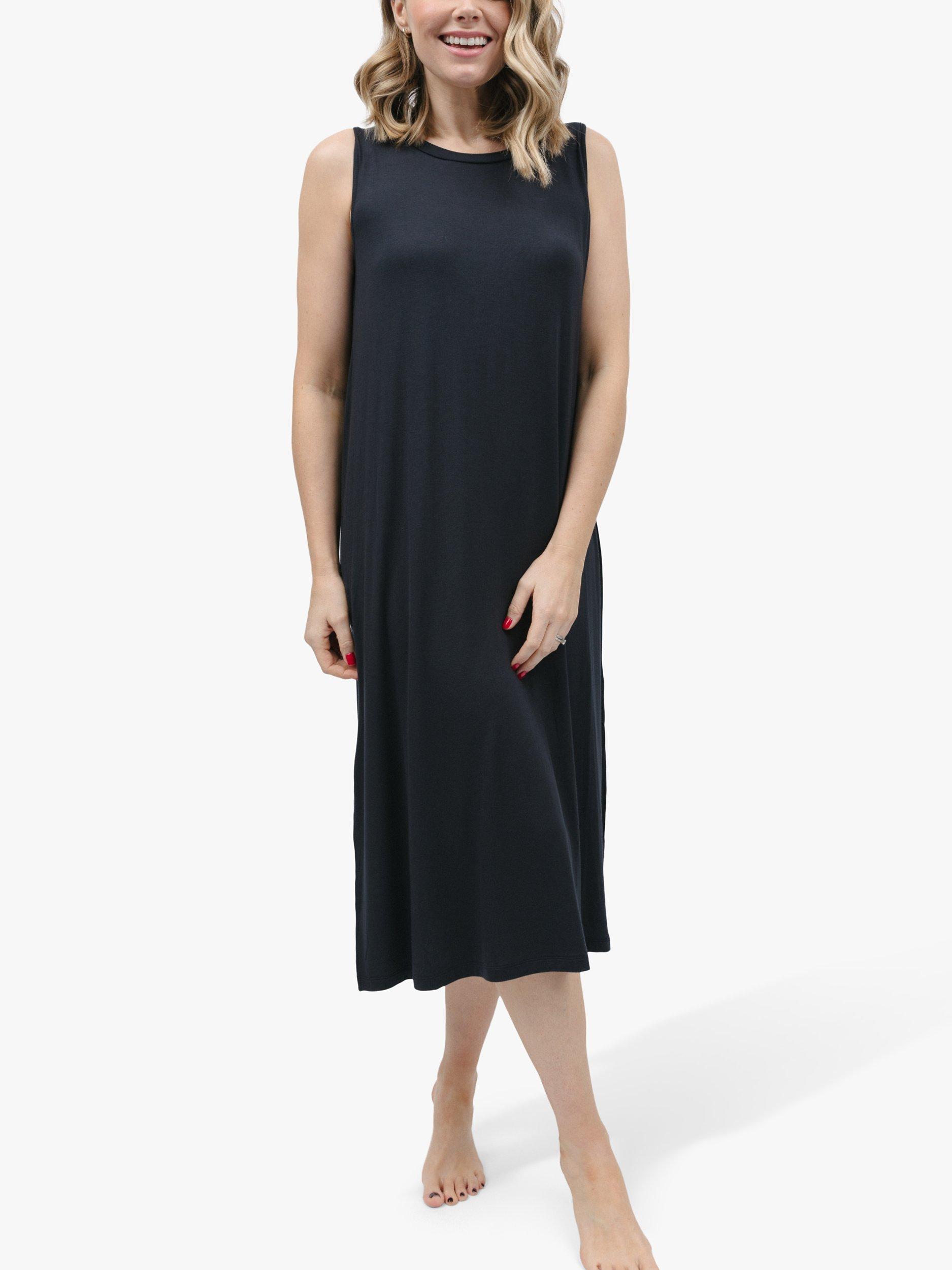 Product image 1 of 4, which shows Cyberjammies Nicole Long Nightdress, Charcoal, 18