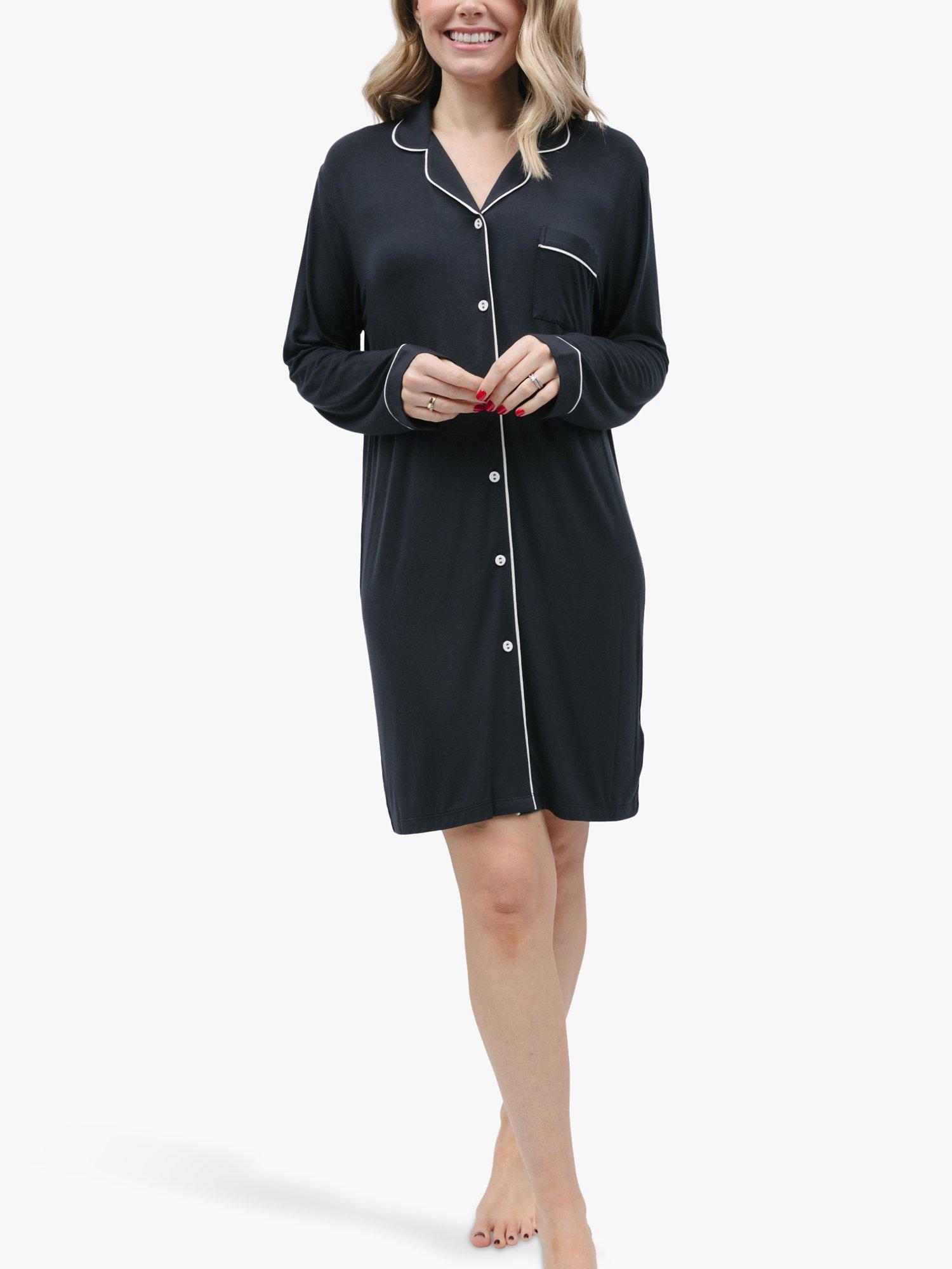 Product image 1 of 4, which shows Cyberjammies Nicole Nightshirt, Charcoal, 8