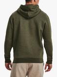 Under Armour Essential Fleece Hoodie, Marine Green/White