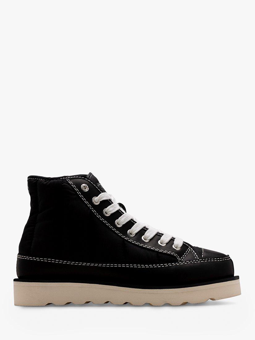Good News Roopa Hi Top Trainers, Black
