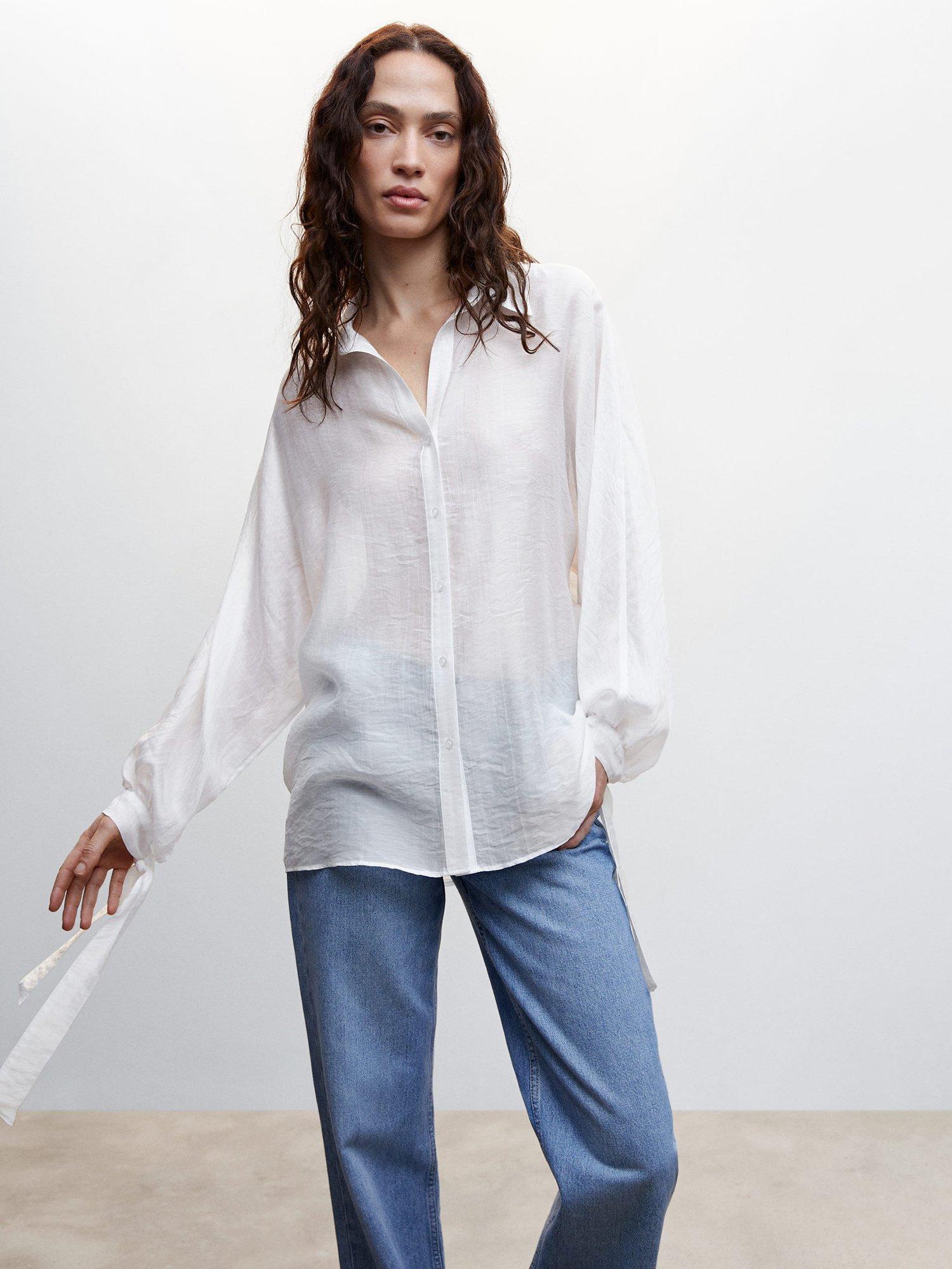 Mango Lightweight Shirt, White