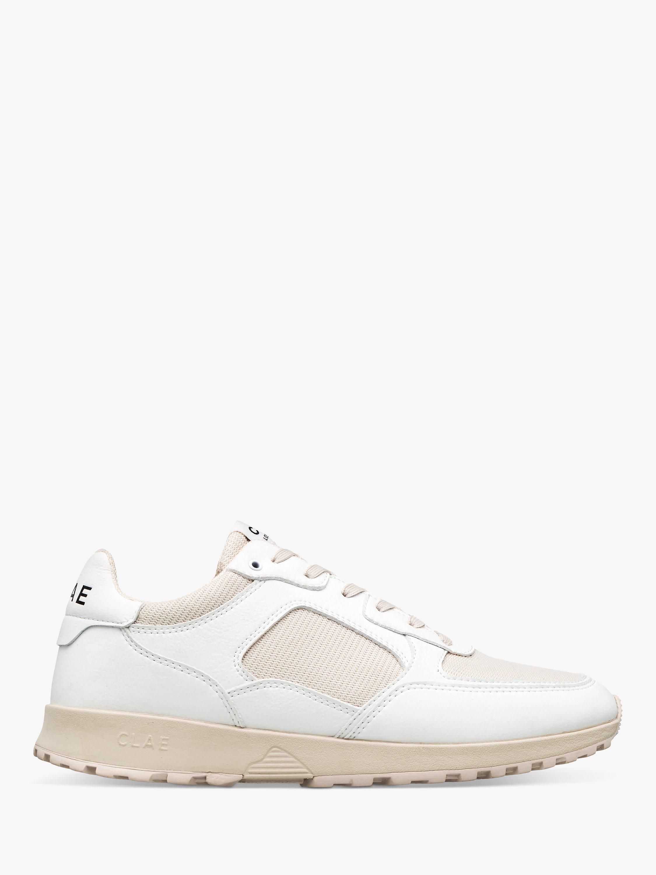 CLAE Joshua Vegan Lace Up Trainers,  White