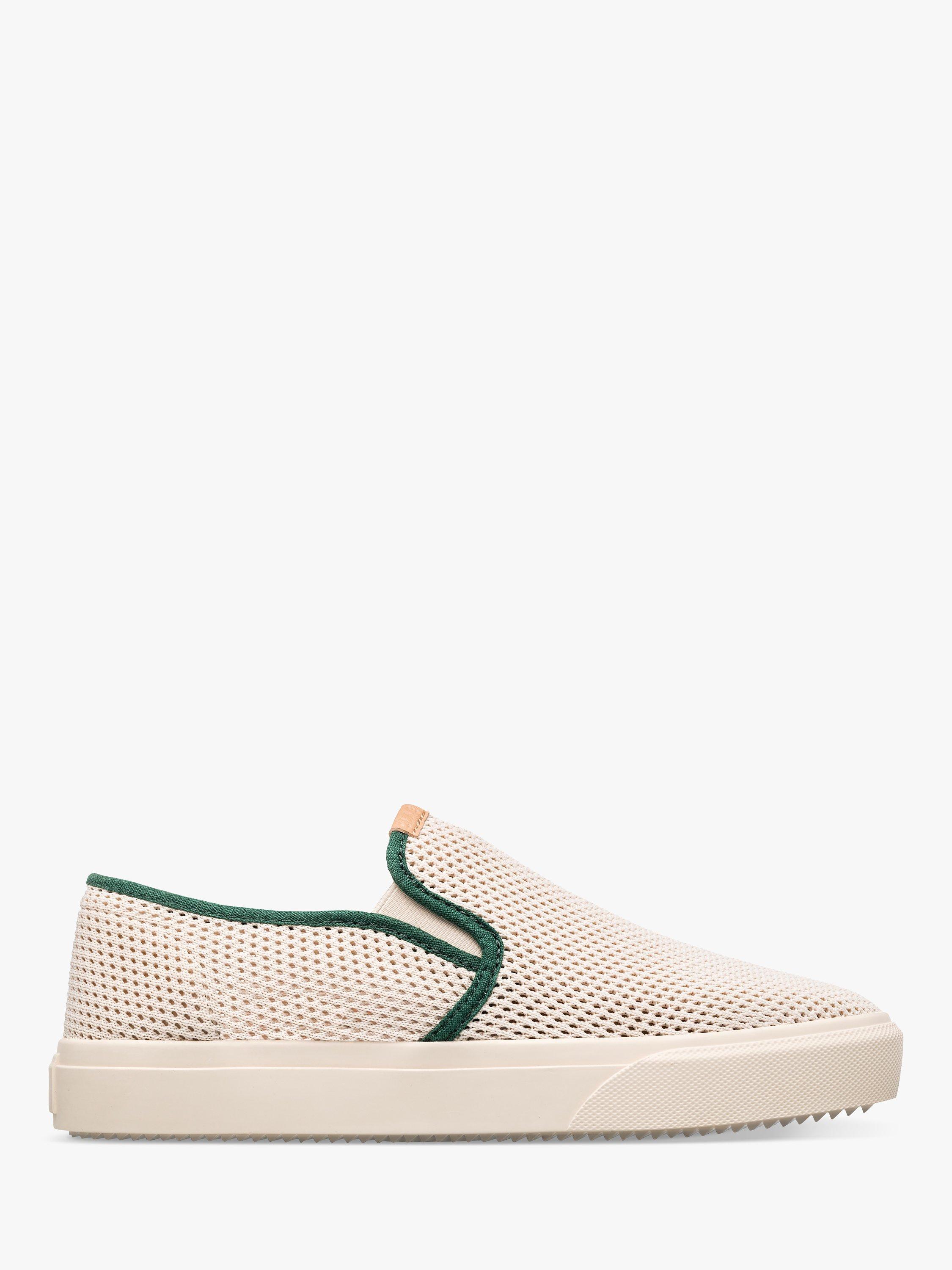 Product image 1 of 4, which shows CLAE Porter Knit Slip On Shoes, Eggnog, 6
