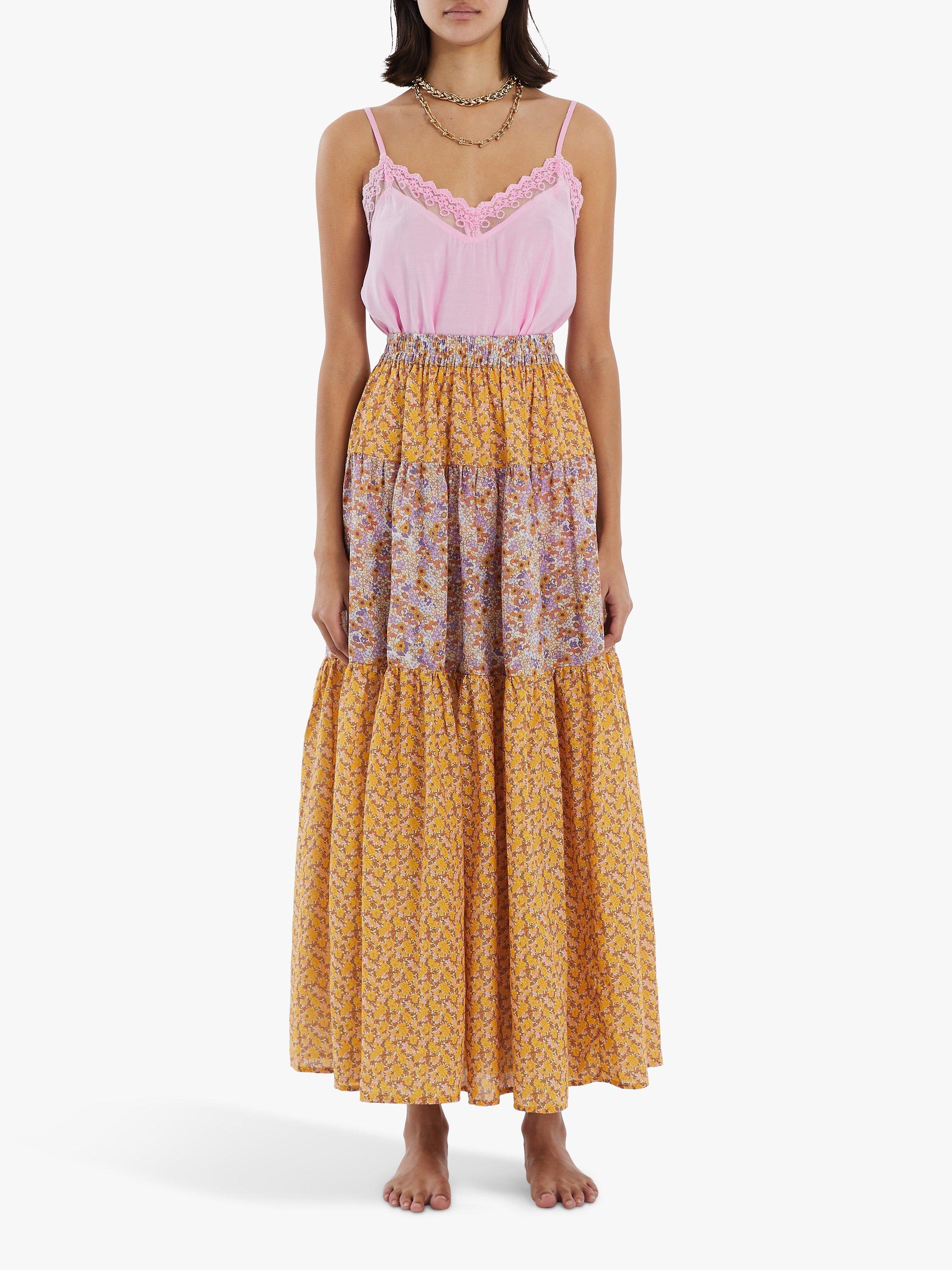 Lollys Laundry Bea Lace Trim Camisole, Pink