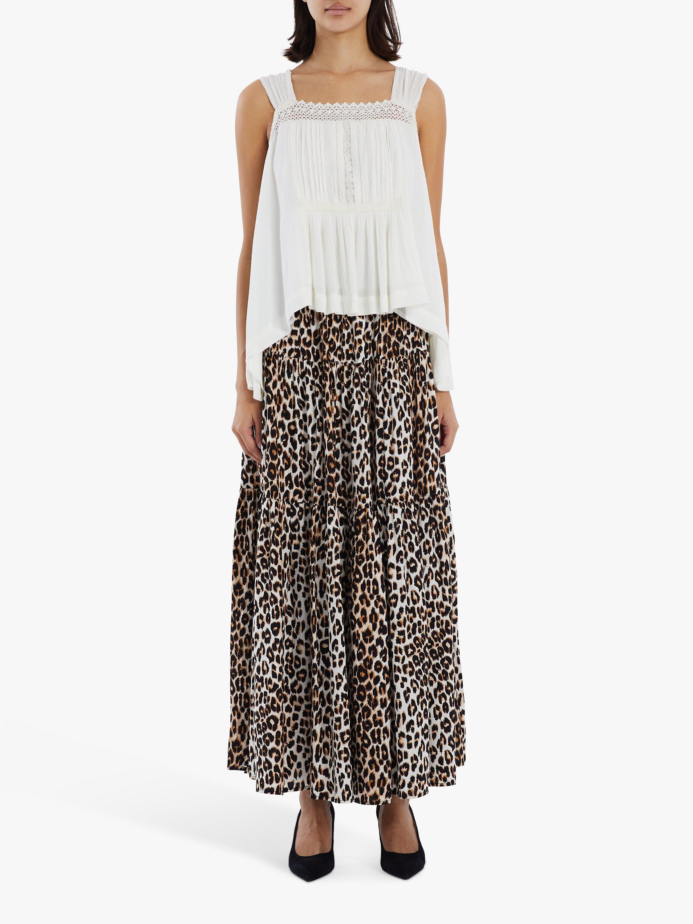 Lollys Laundry Sunset Animal Print Skirt, Multi