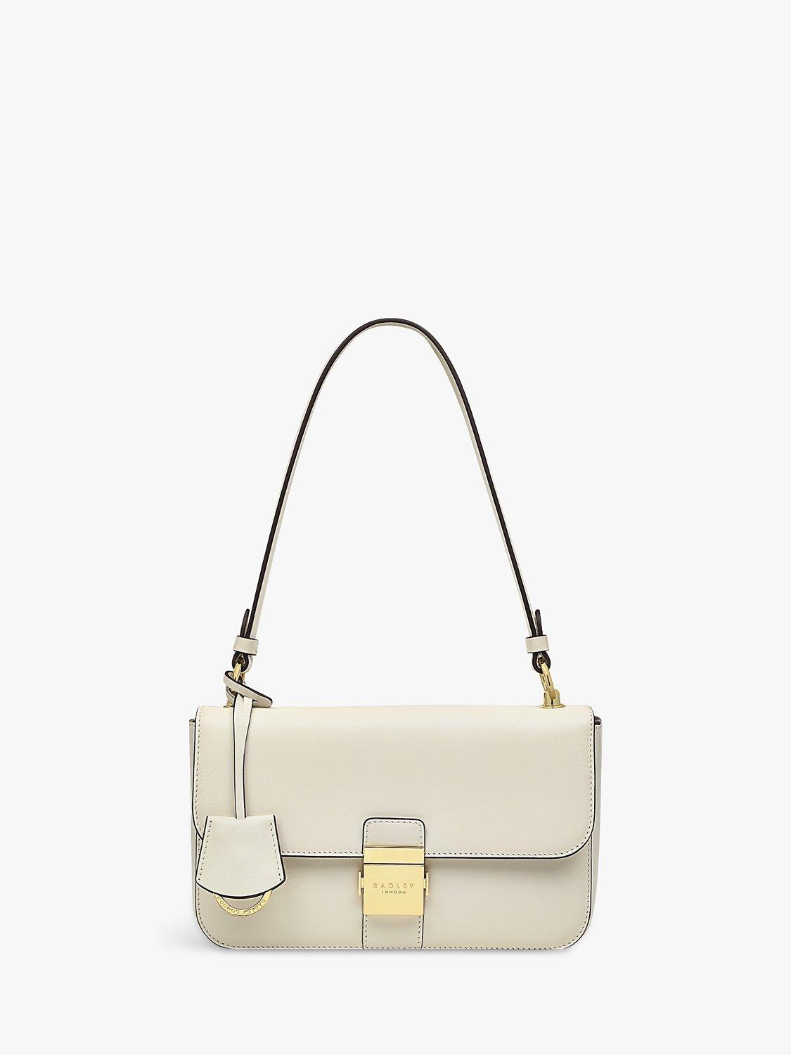 Radley Hanley Close Medium Leather Shoulder Bag, Birch, One Size