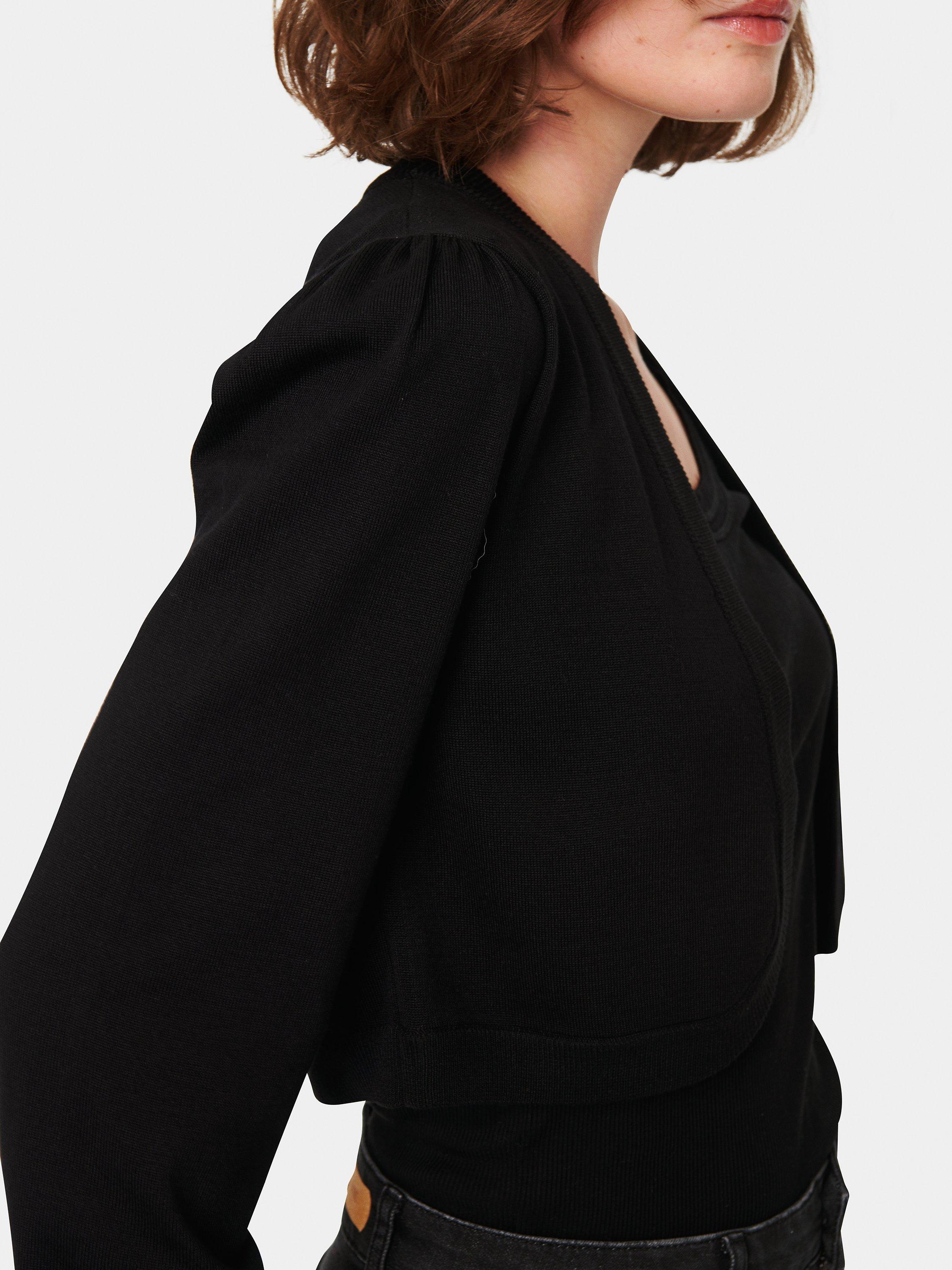 Saint Tropez Mila Bolero Cardigan, Black, XS