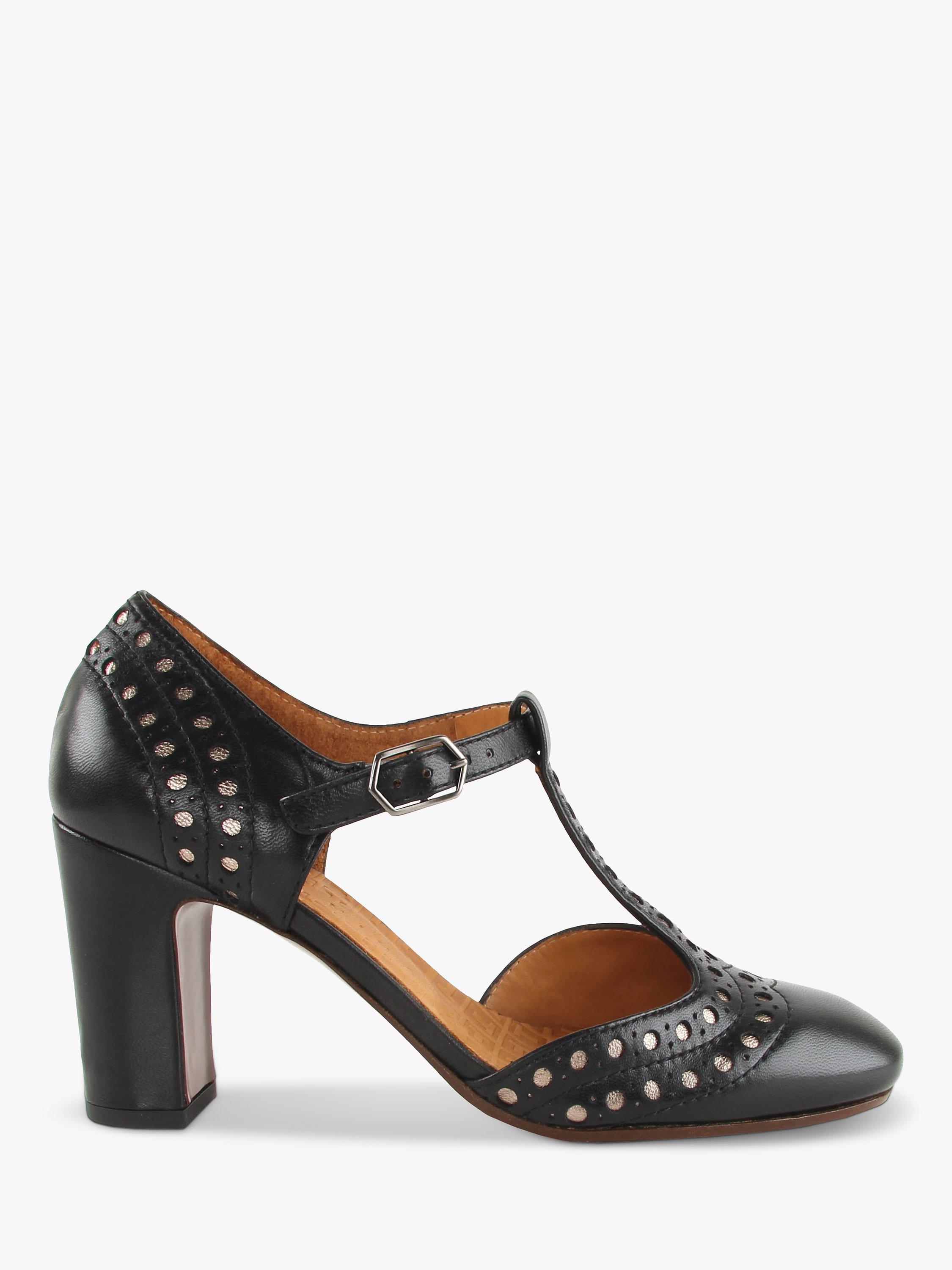 Chie Mihara Wante T Bar Brogue, Black