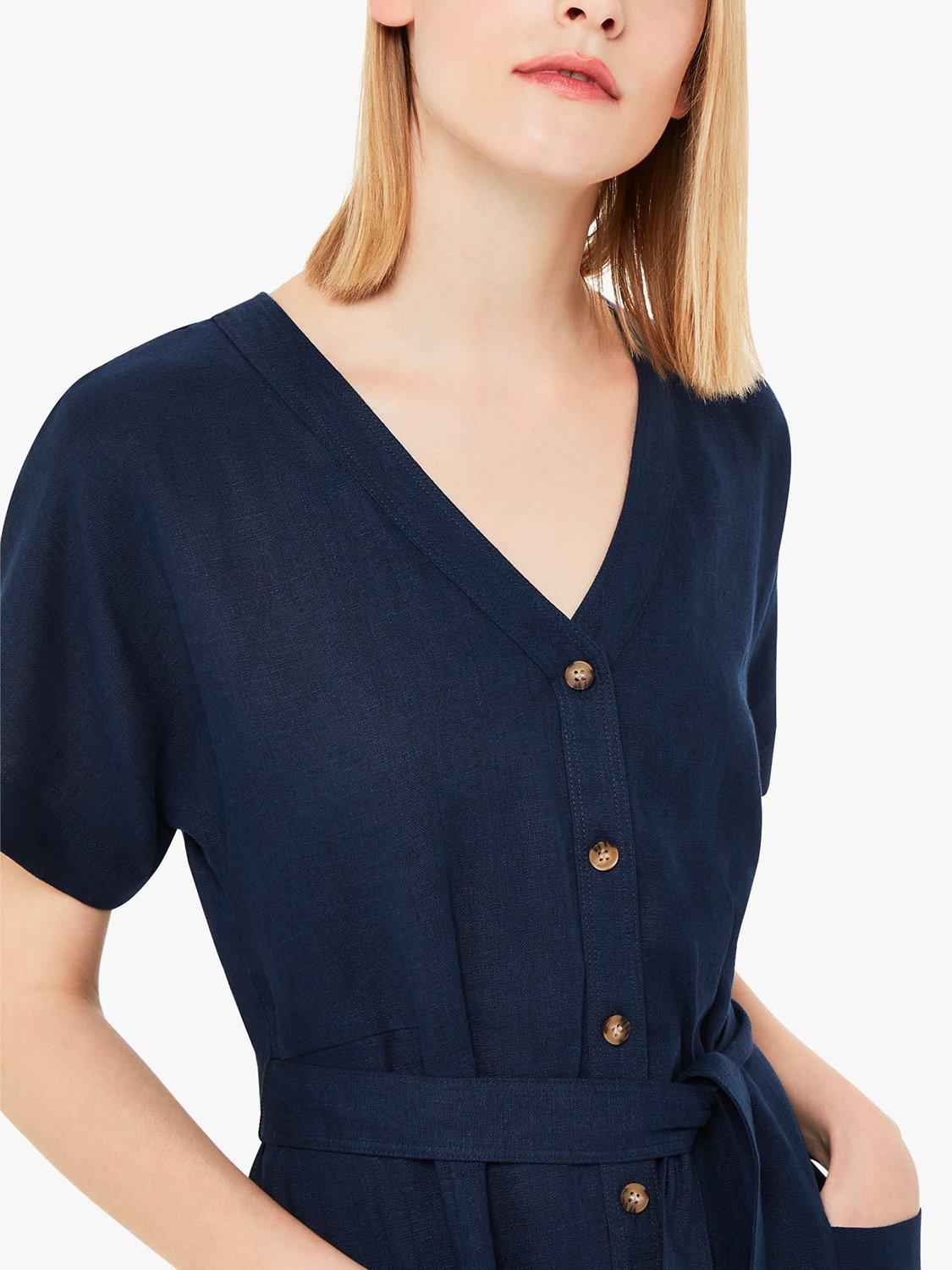 Whistles belted midi dress sales