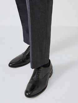 John Lewis Formal Leather Sole Oxford Shoes - view 2, Black
