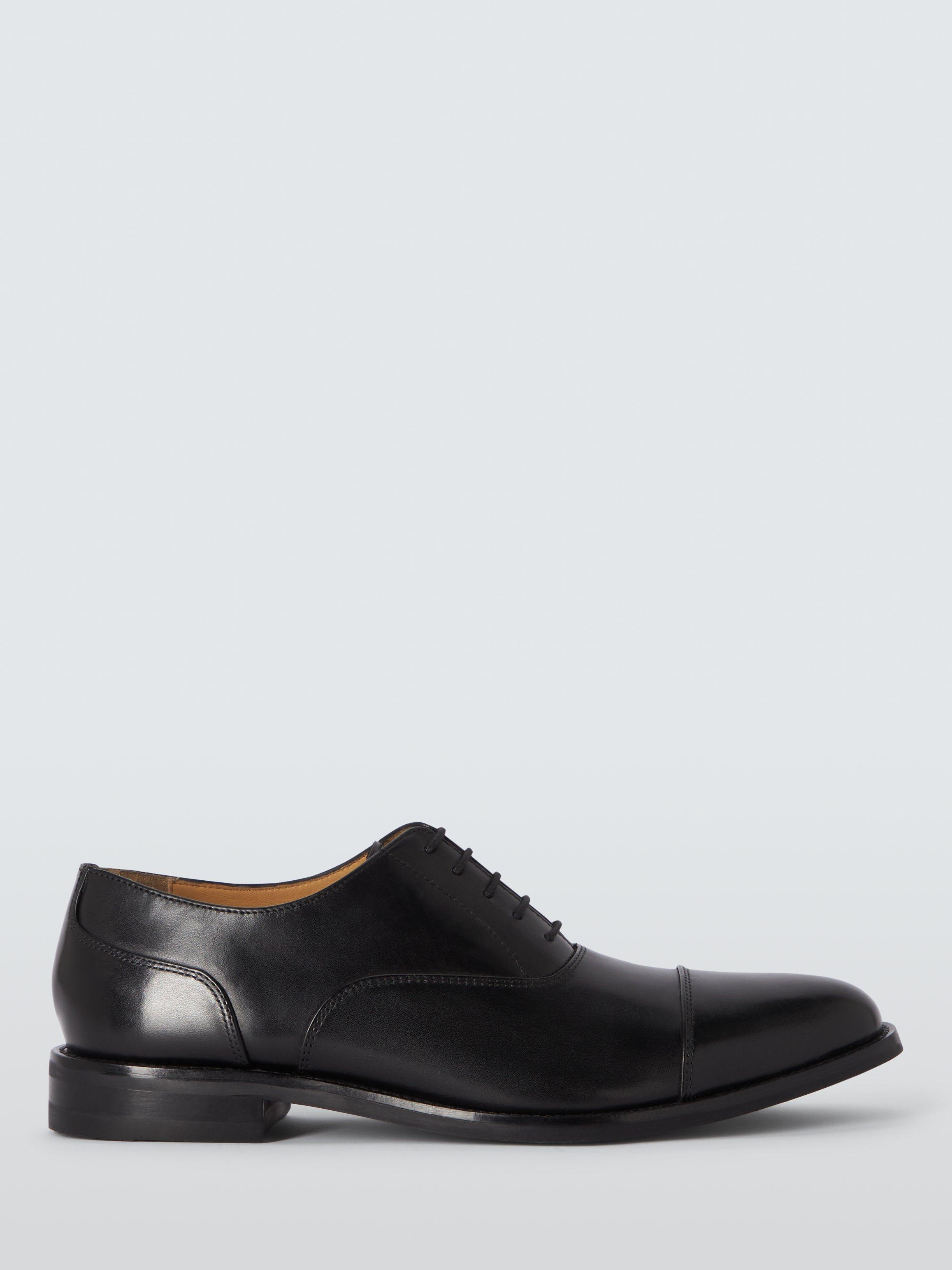 John Lewis Leather Classic Oxford Shoes Black