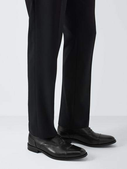 John Lewis Leather Classic Oxford Shoes - view 2, Black