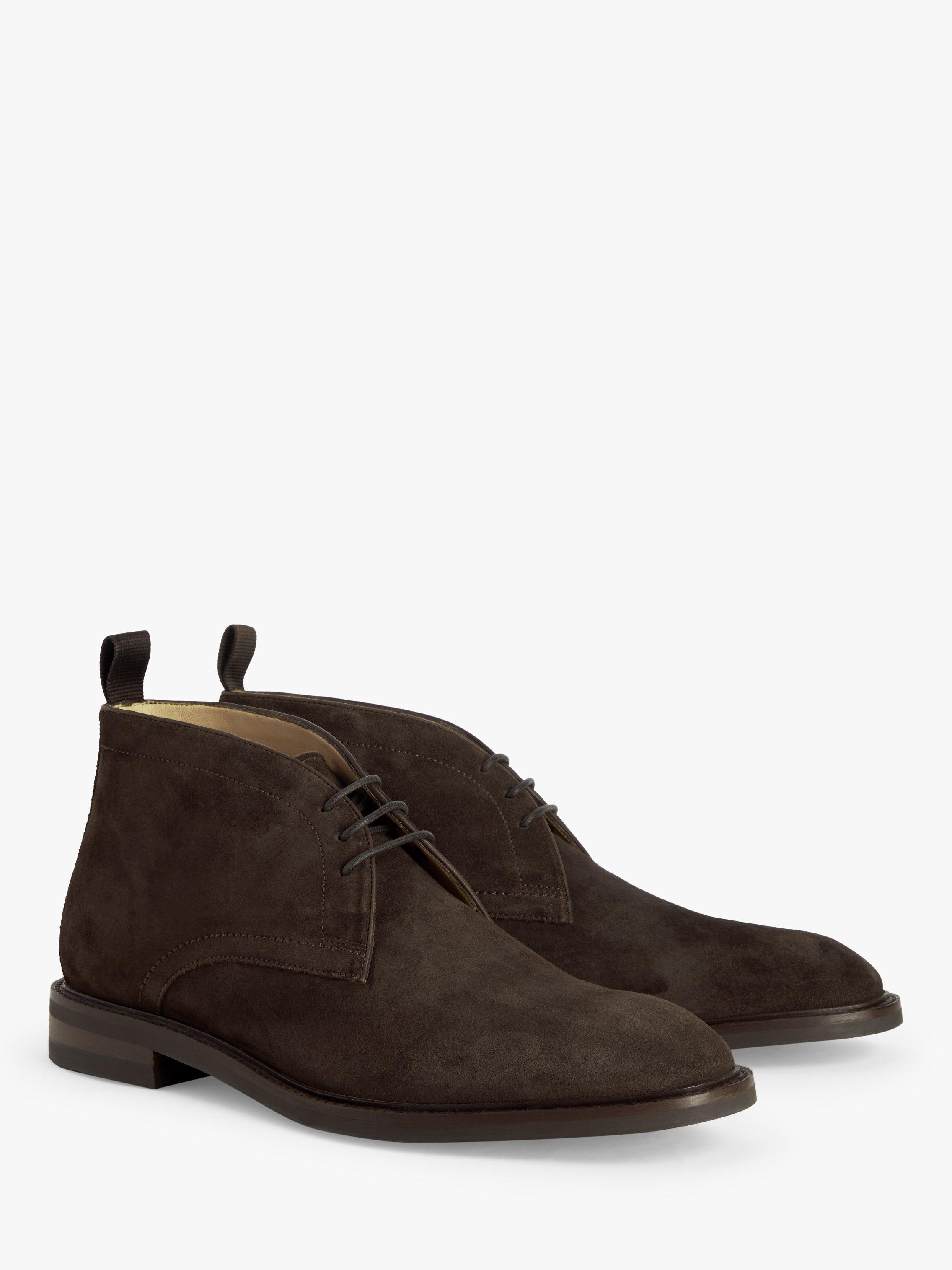 John Lewis Suede Chukka Boot Brown Mid