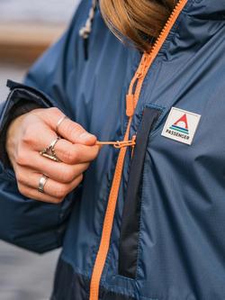 Passenger Waves Sherpa Lined Changing Robe, Dark Denim/Deep Navy - view 2, Deep Blue Camo