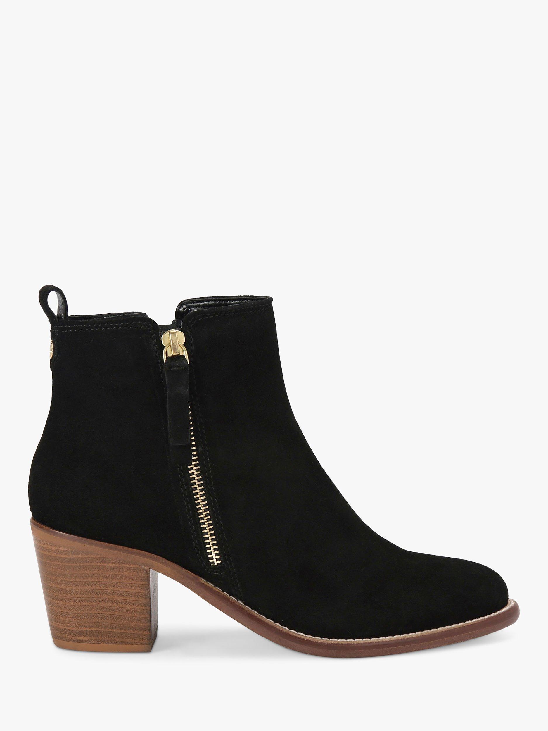 Carvela Secil Suede Ankle Boots Black