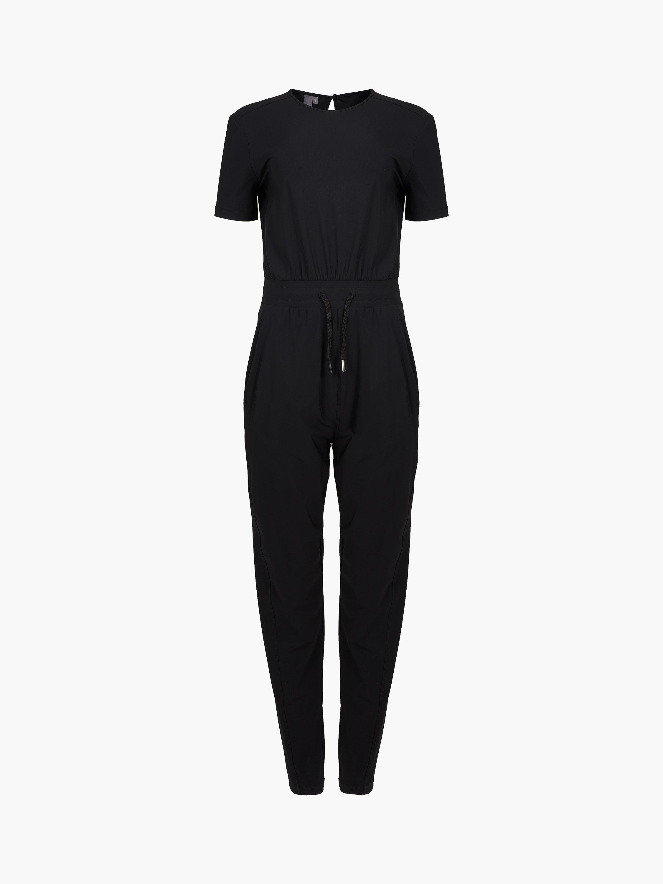 Product image 3 of 4, which shows Sweaty Betty Explorer Jumpsuit 27", Black, XXS