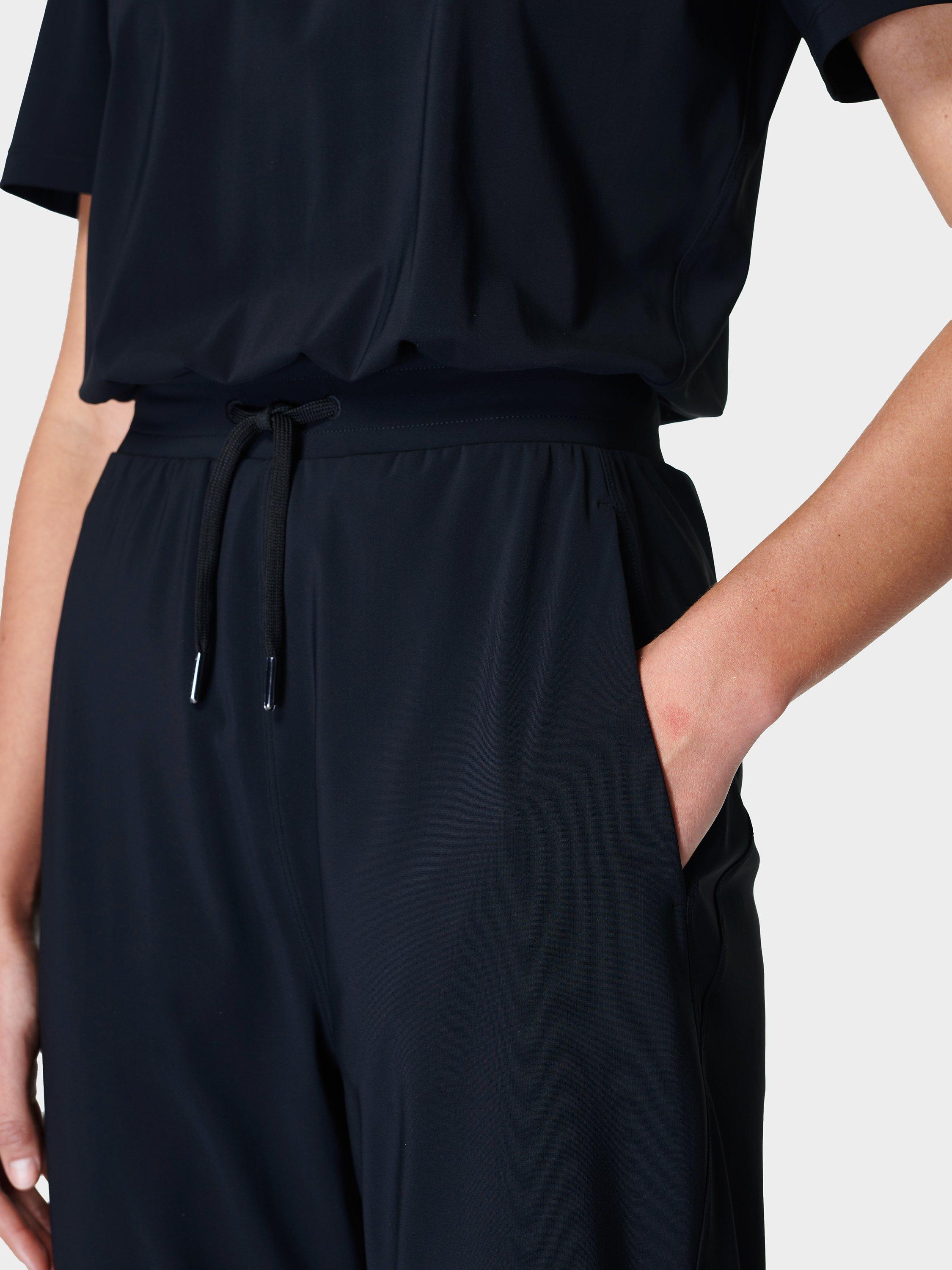 Product image 4 of 4, which shows Sweaty Betty Explorer Jumpsuit 27", Black, XXS
