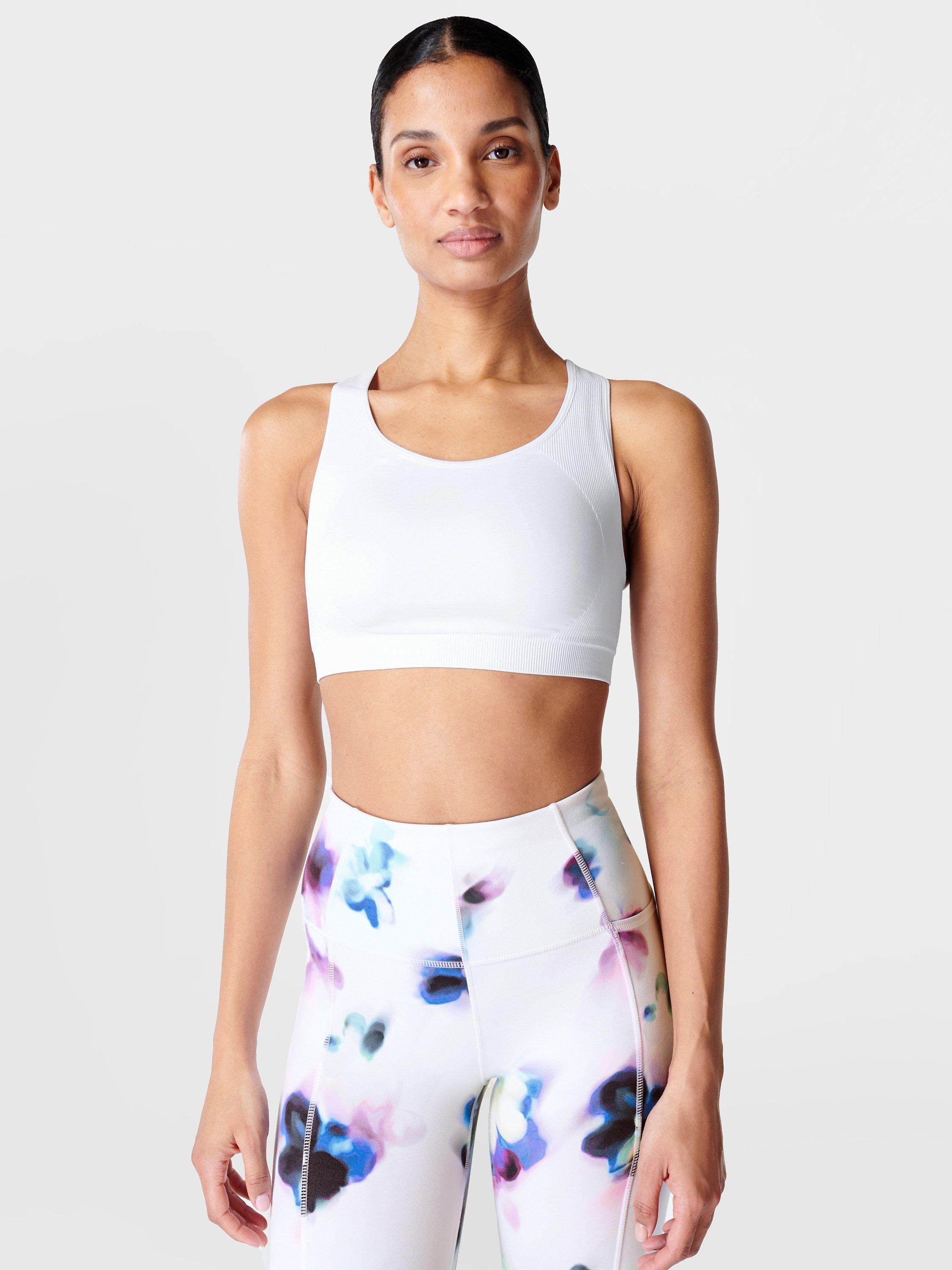 Sweaty Betty Stamina Form Strappy Sports Bra, White