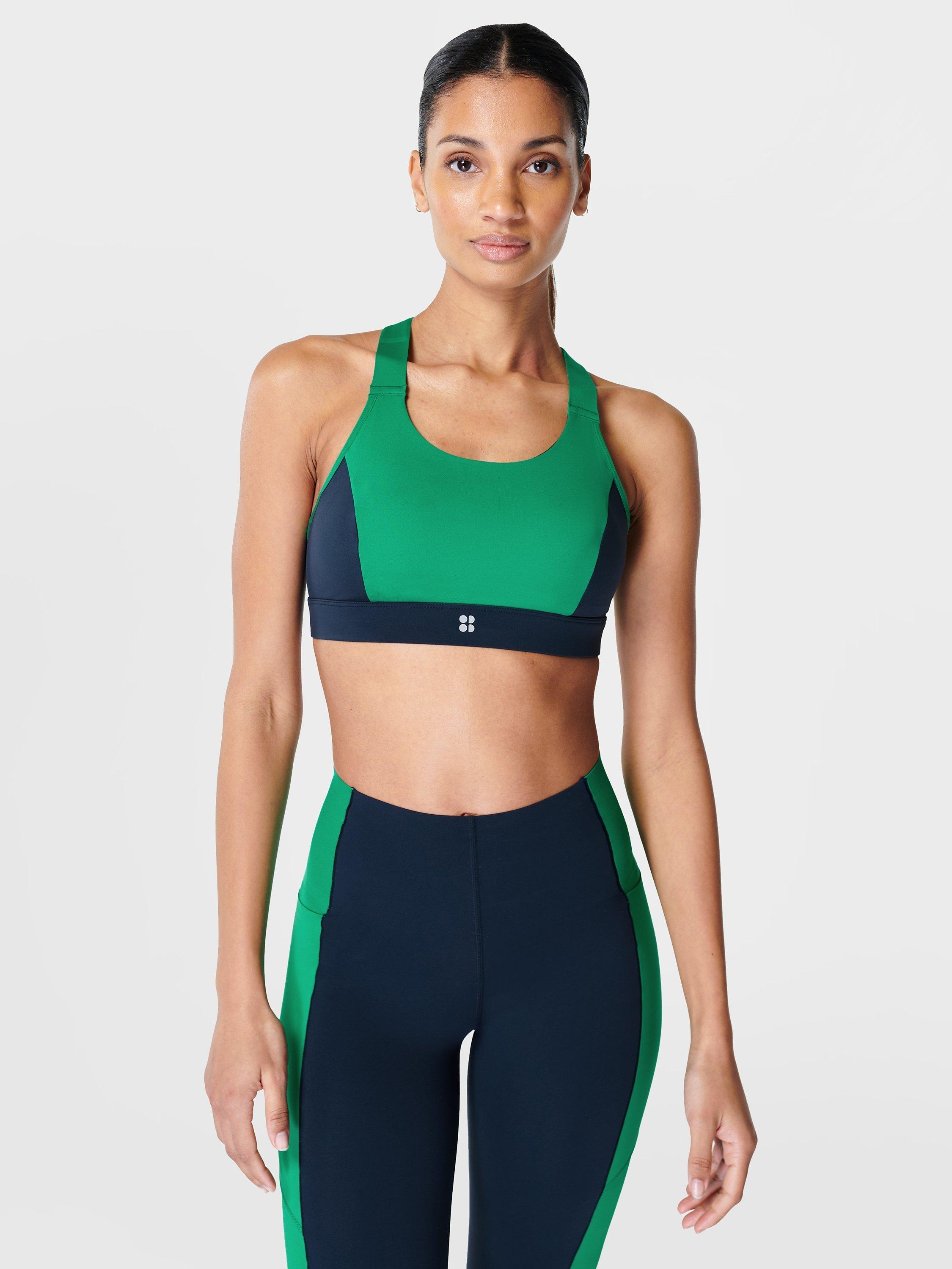 Sweaty Betty Power Medium Impact Sports Bra, Vivid Green