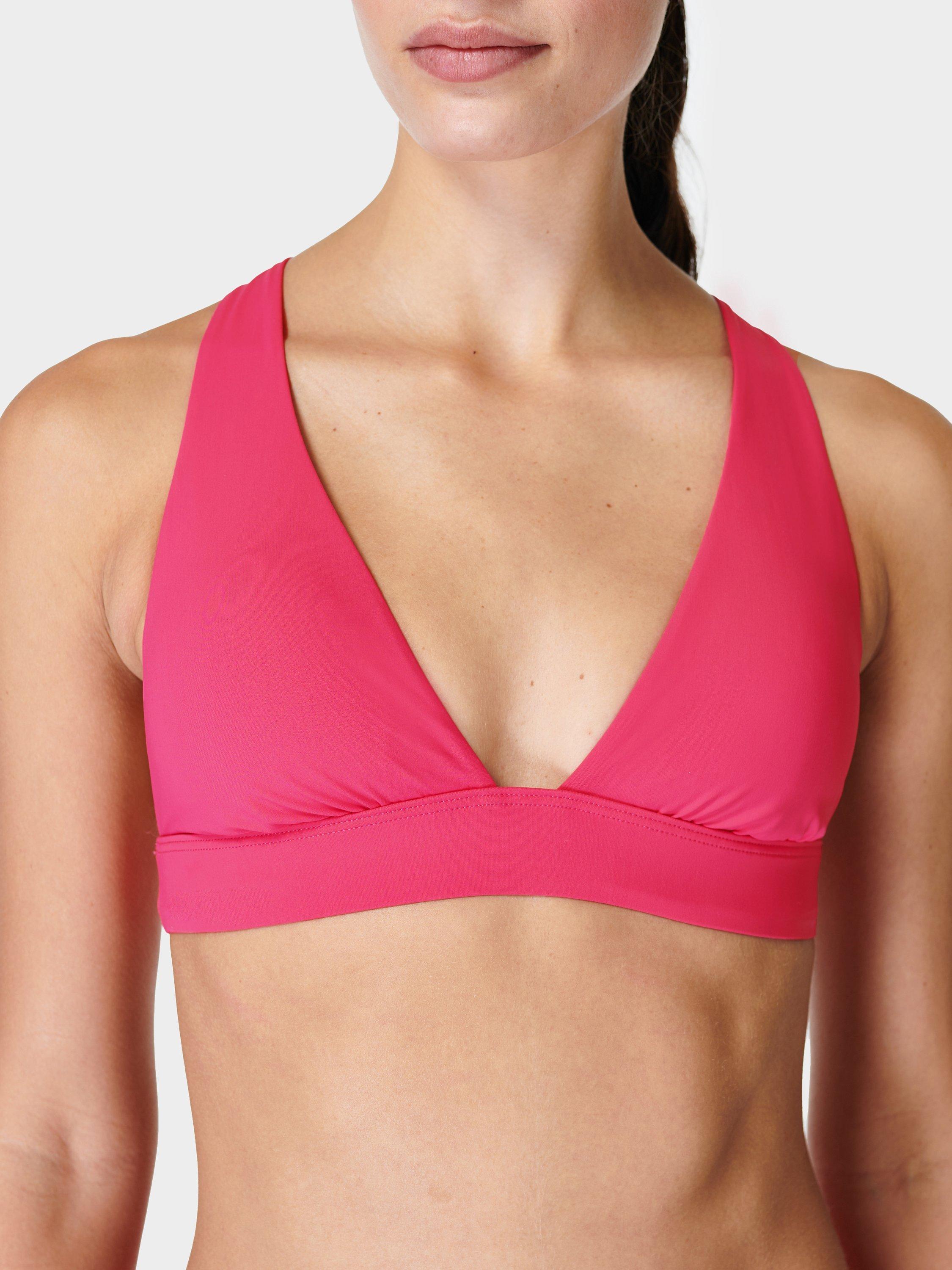 Sweaty Betty Peninsula Xtra Life Bikini Top, Glow Pink