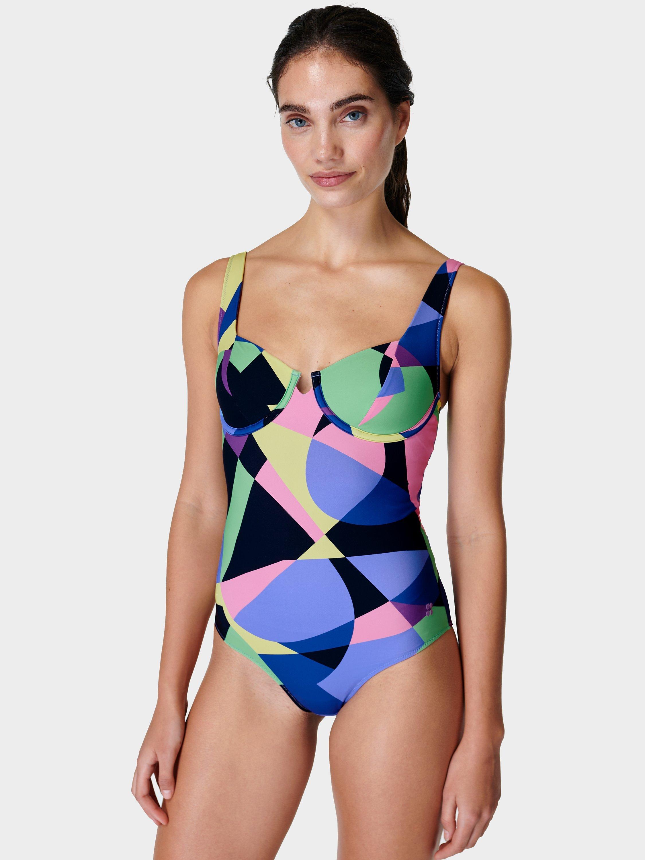Sweaty Betty Laguna Underwired Swimsuit, Purple Prism 