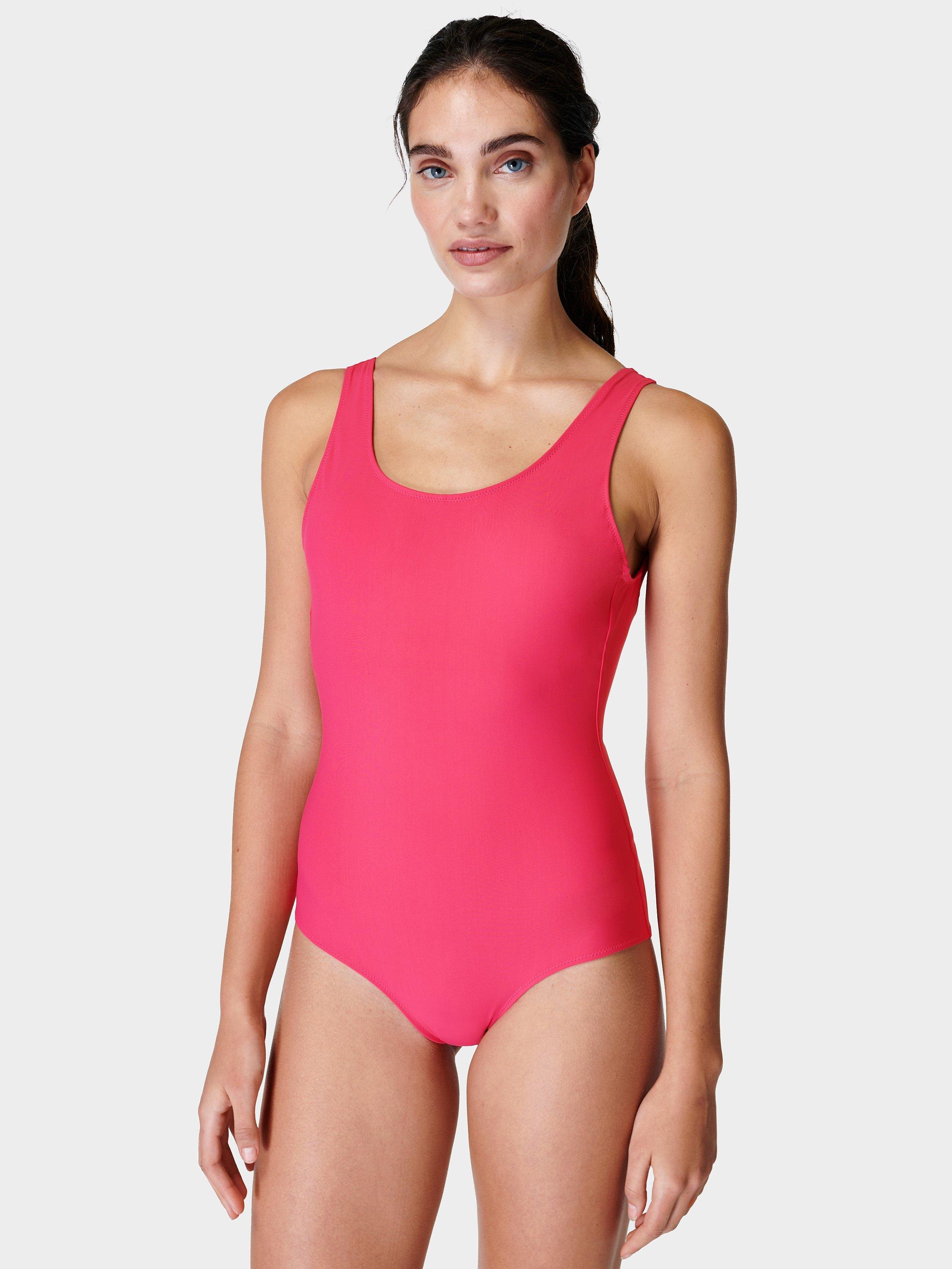 Sweaty Betty Tidal Xtra Life Swimsuit, Glow Pink