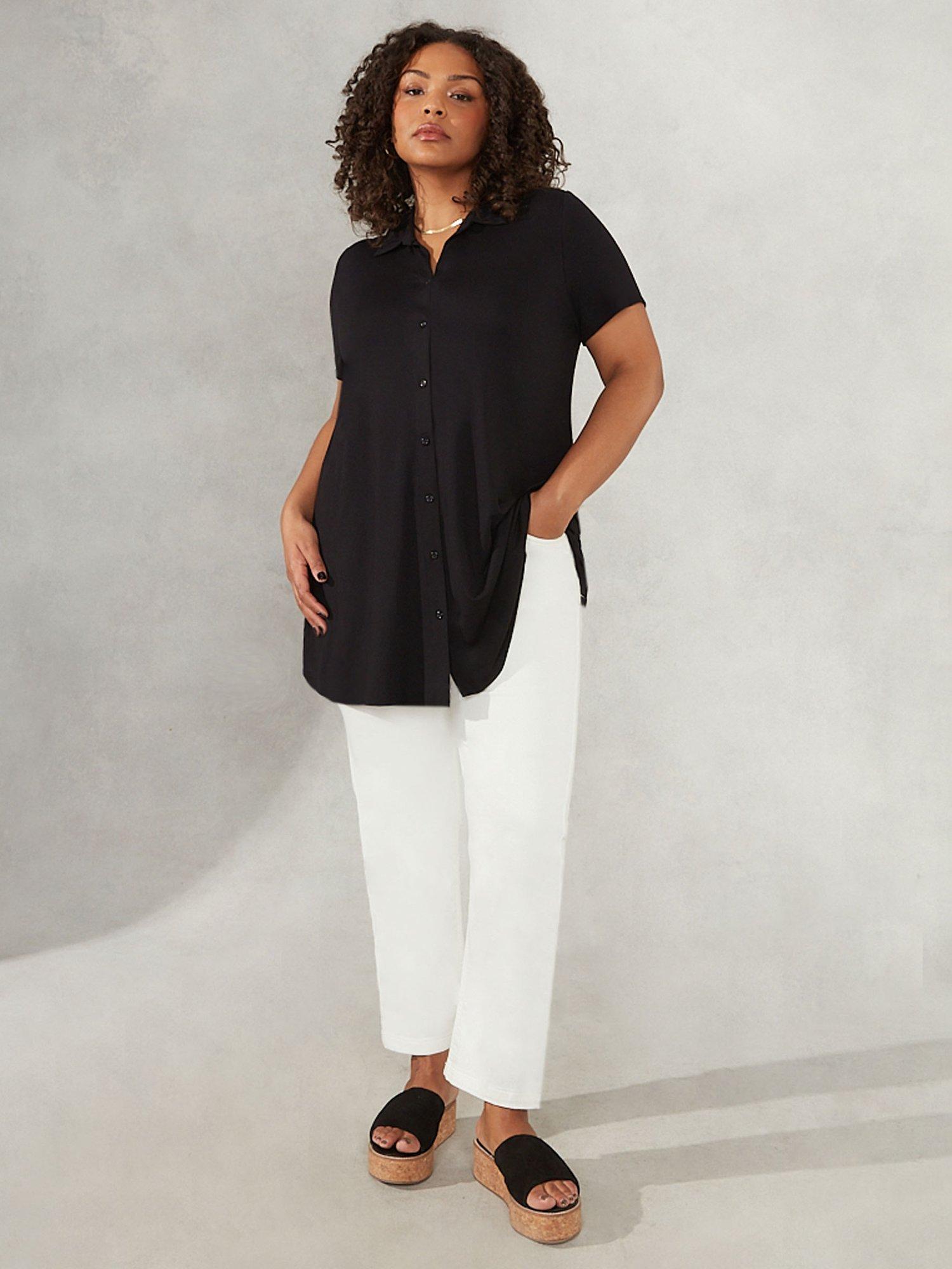 Live Unlimited Curve Jersey Short Sleeved Shirt, Black