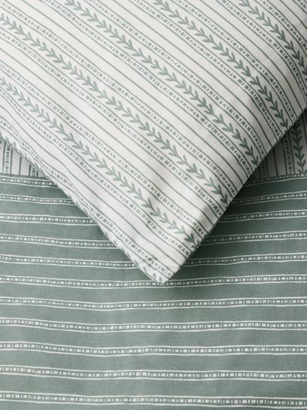 John Lewis Isla Pure Cotton Percale Duvet Cover Set - view 2, Multi