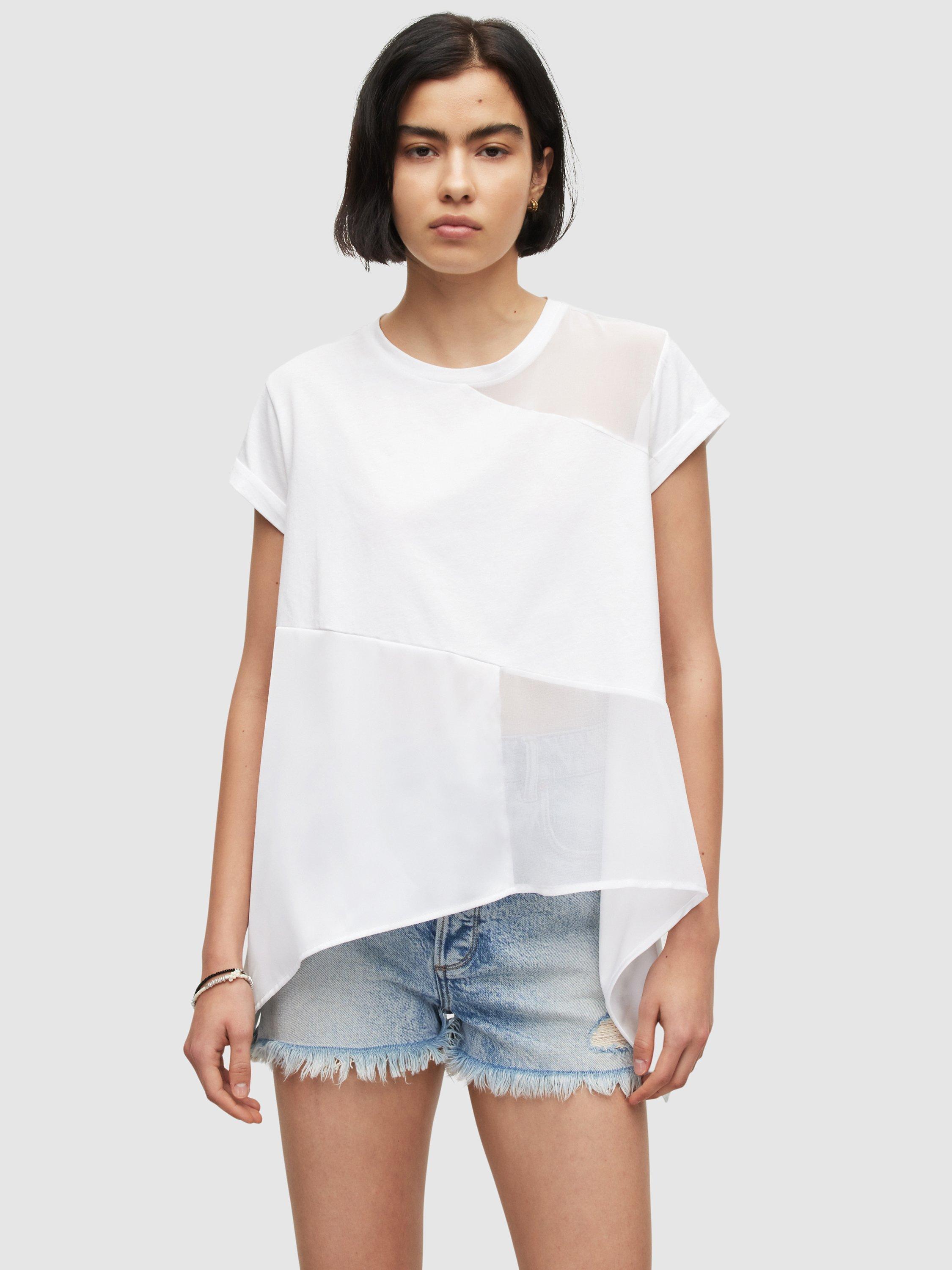 AllSaints Zala Top, Chalk White, L