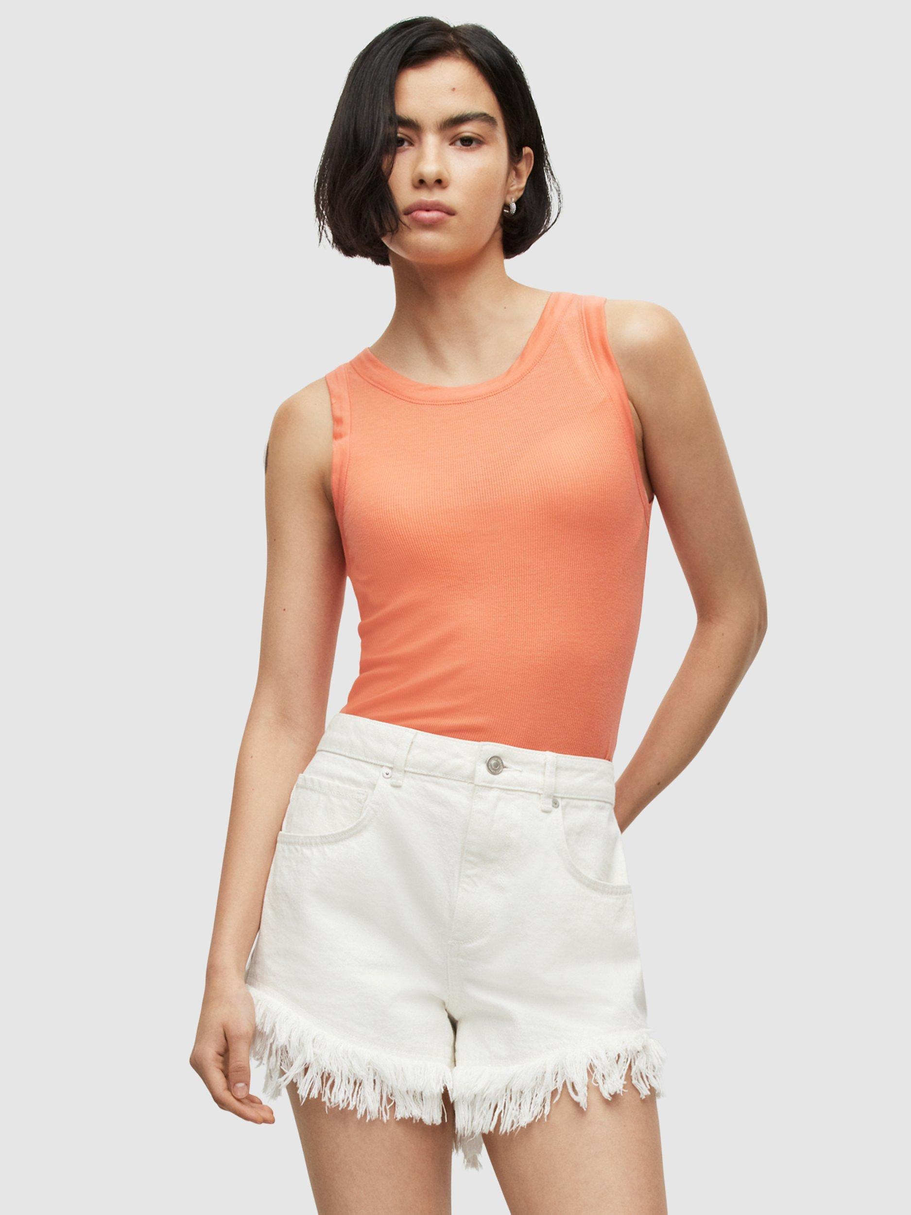 AllSaints Rina Tank Top, Fluro Orange