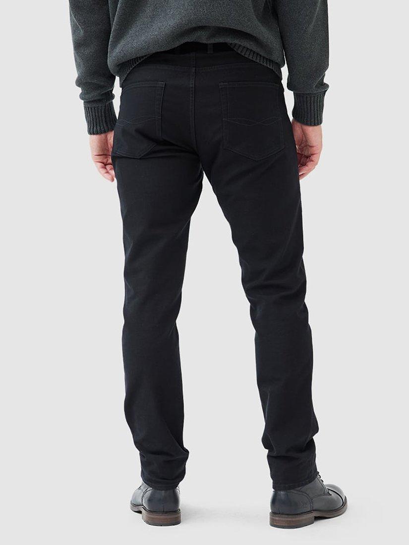 Product image 3 of 6, which shows Rodd & Gunn Motion 2 Straight Fit Stretch Cotton Jeans, Sl Onyx, 40S