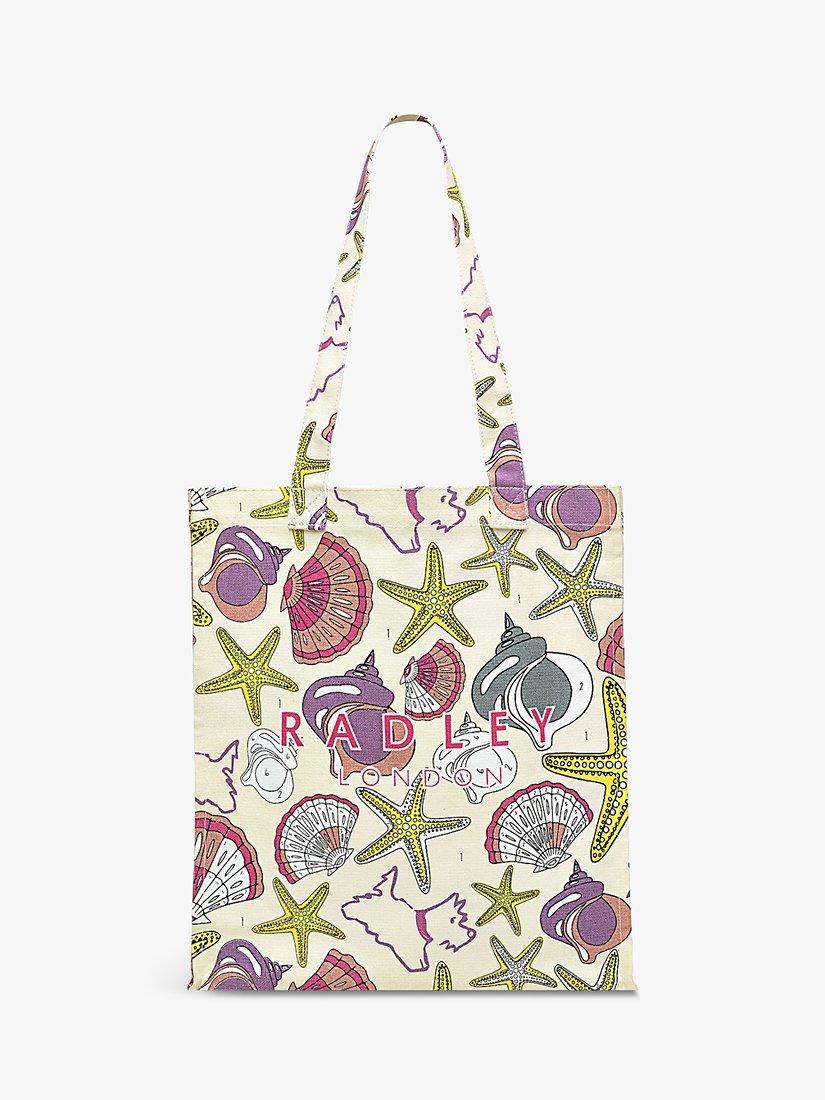 Radley Shells Medium Open Top Tote Bag, Birch