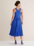 Phase Eight Yas Twist Neck Dress, Azure Blue