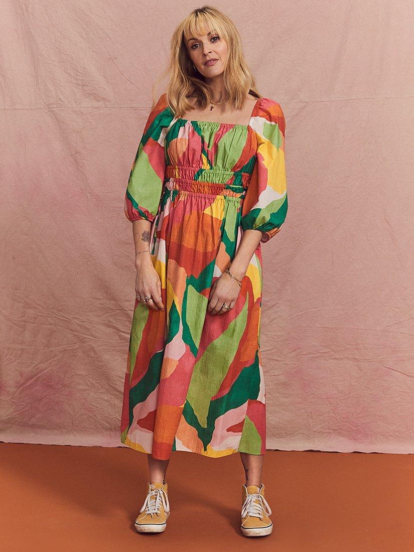 Nobody's Child Franzie Midi Dress, Multi