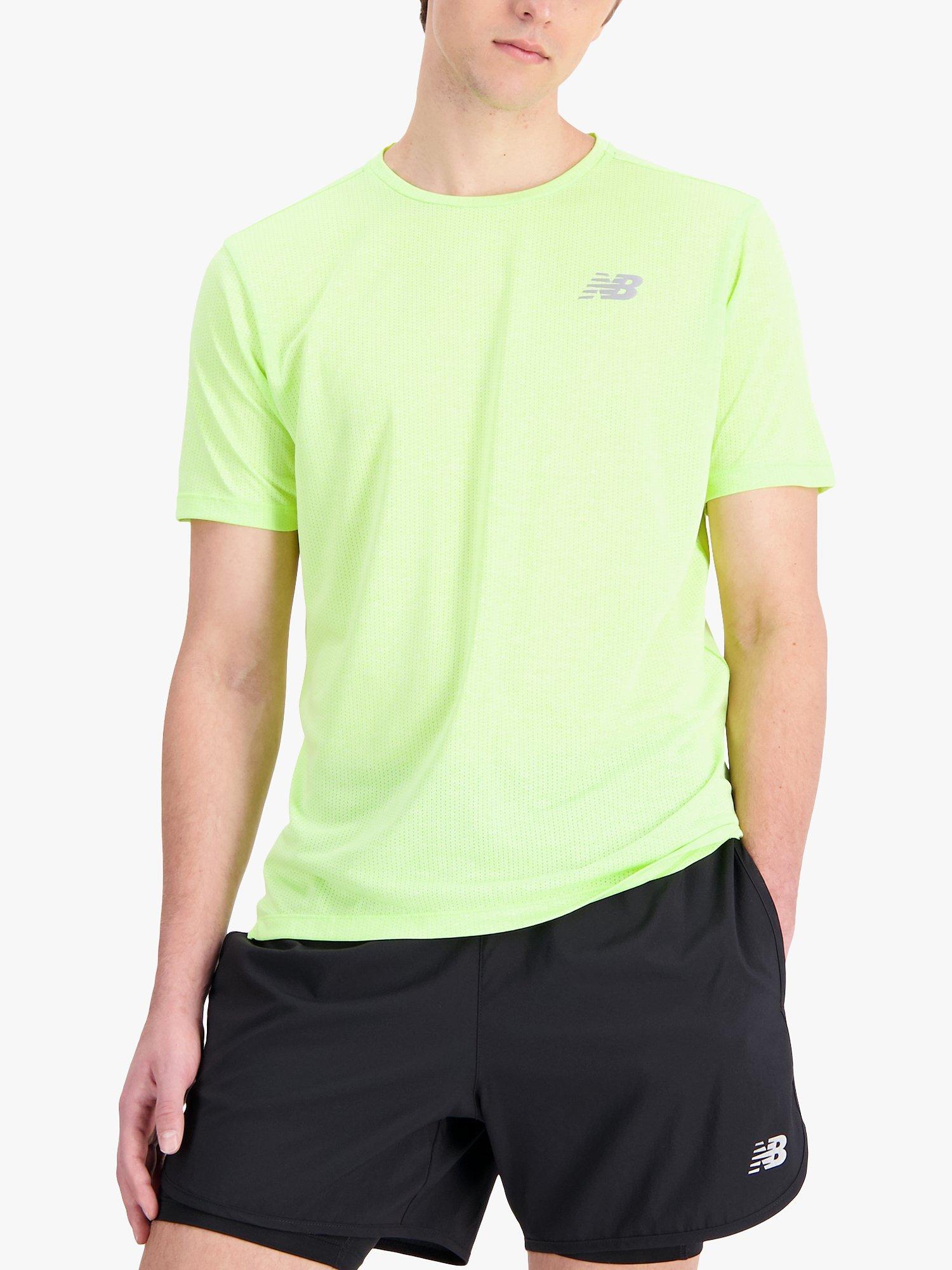 New Balance Impact Run Short Sleeve T-Shirt, Thirty Watt Heather