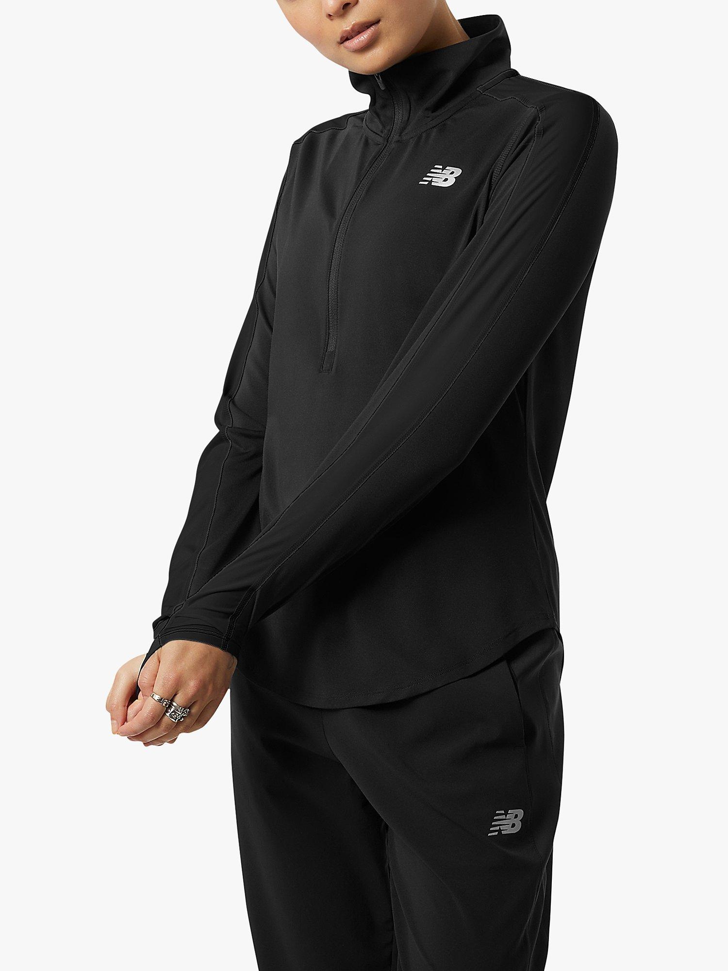 New Balance Accelerate Women's Half-Zip Running Top, Black