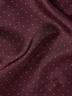 Reiss Liam Silk Pocket Square - view 2, New Burgundy
