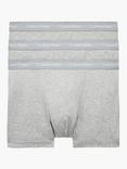 Calvin Klein Regular Cotton Stretch Trunks, Pack of 3, Grey Heather