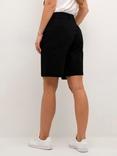 KAFFE Lea High Waist City Shorts, Deep Black
