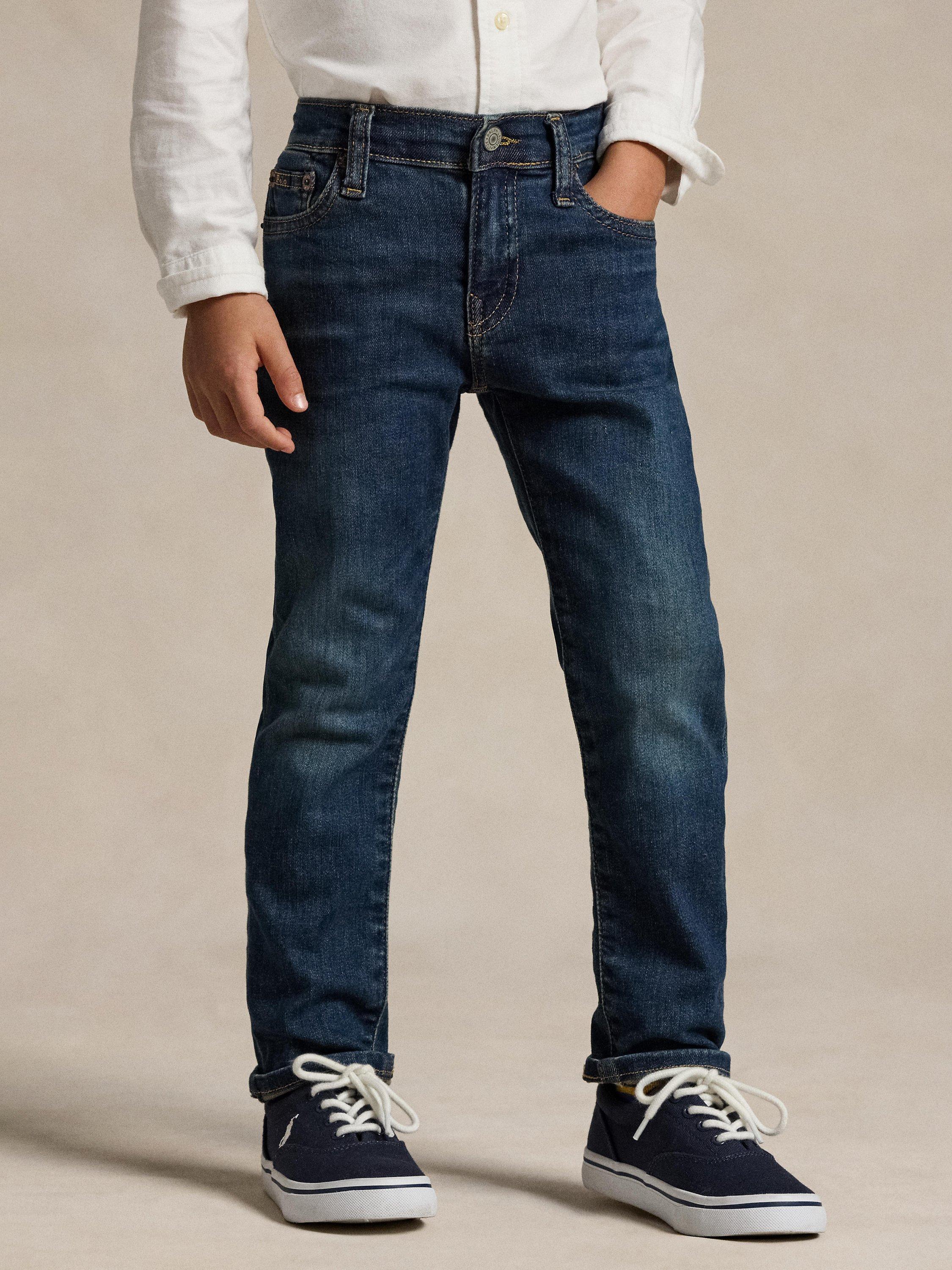 Product image 1 of 6, which shows Ralph Lauren Kids' Sullivan Jeans, Woodhaven Wash, 3 years