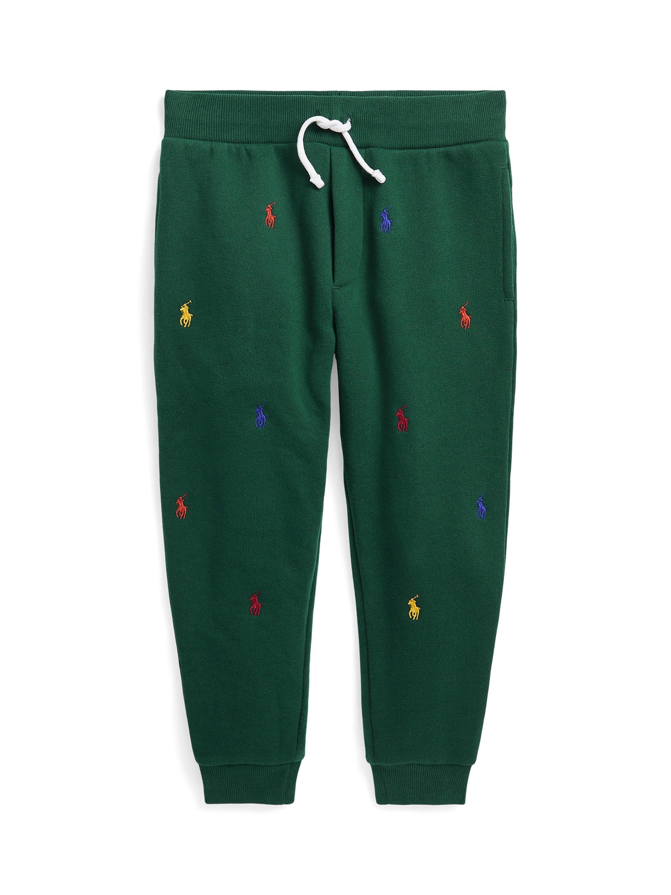 Ralph Lauren Kids' Pony Joggers, Moss Agate