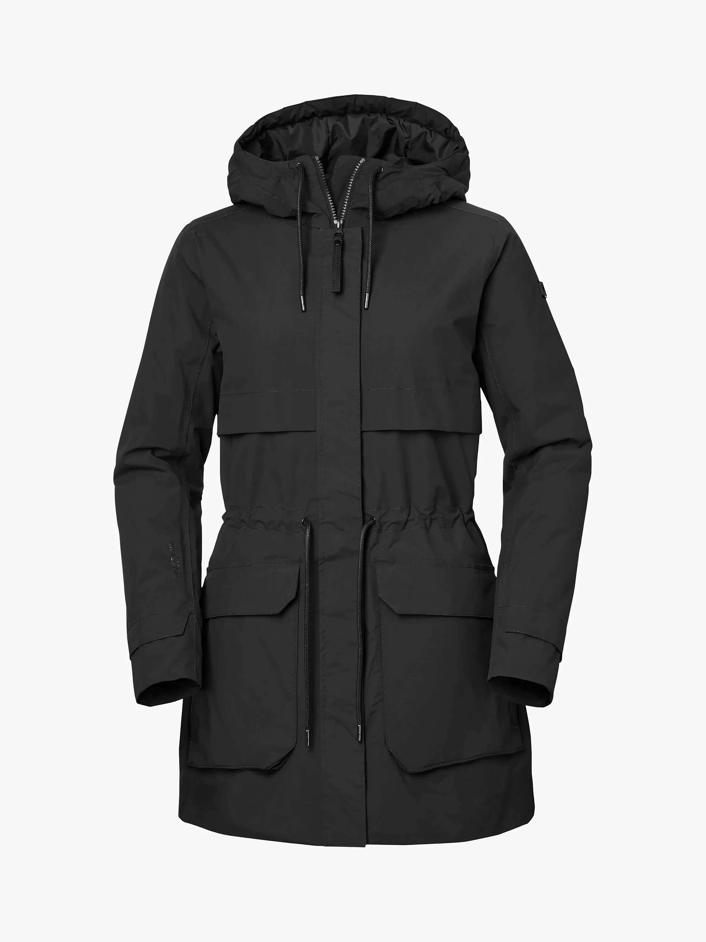 New HELLY HANSEN Women's popular Boyne Parka Jacket in Black Size XS.