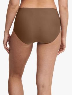 Chantelle Soft Stretch High Waist Knickers - view 2, Cocoa